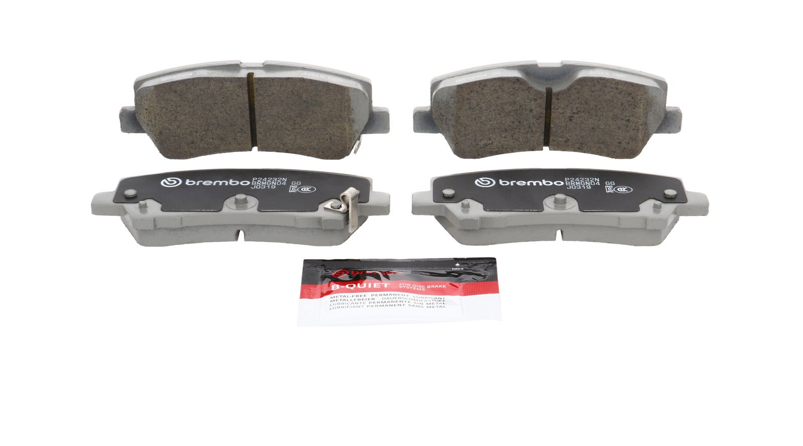 PRIME Ceramic Rear Disc Brake Pad Set - P24232N_02