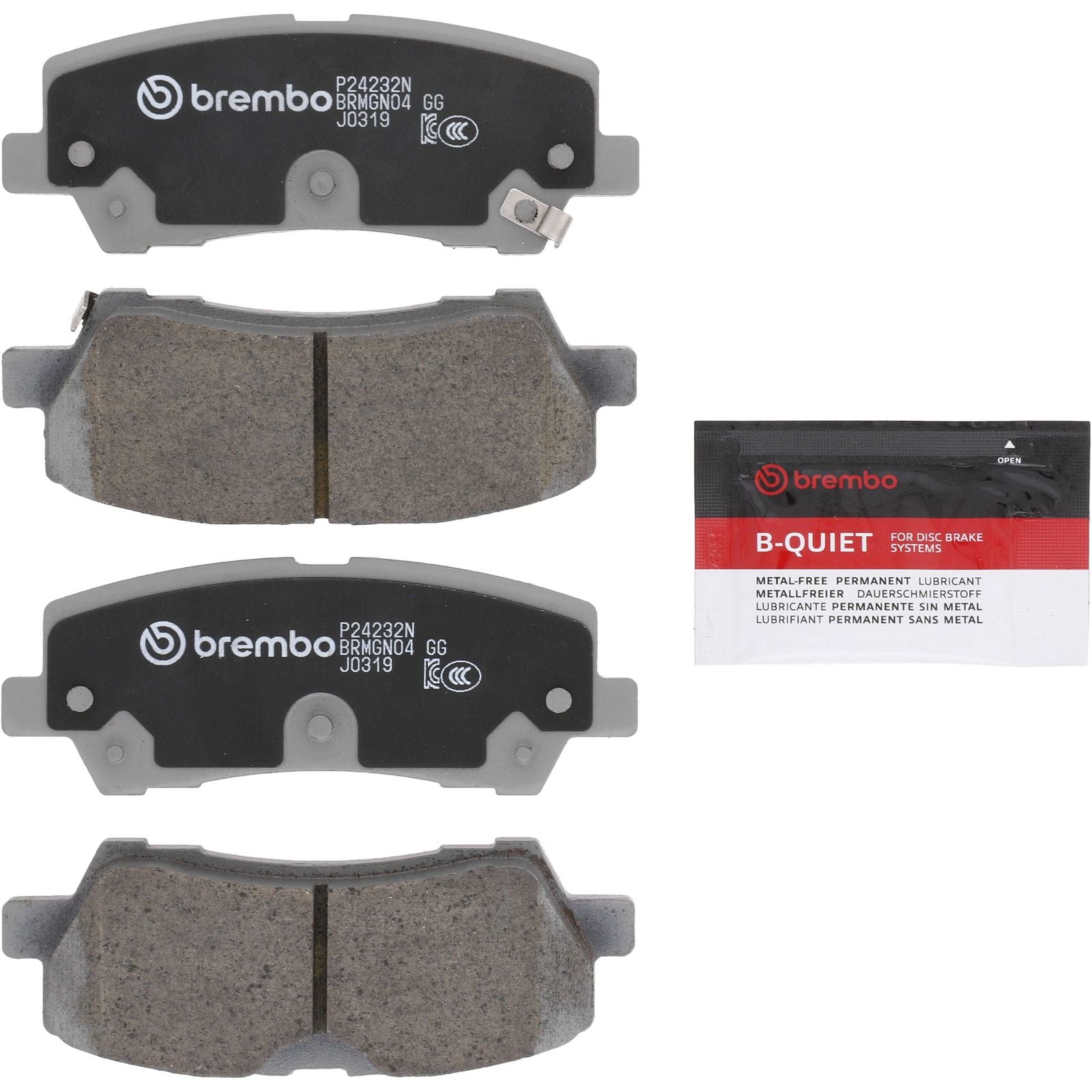PRIME Ceramic Rear Disc Brake Pad Set - P24232N_26