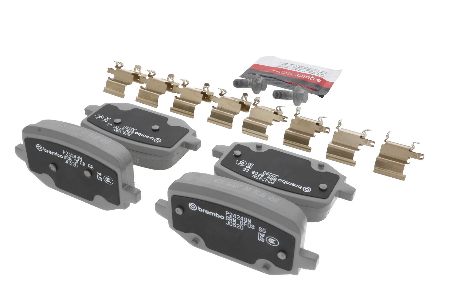 PRIME Ceramic Rear Disc Brake Pad Set - P24249N_16