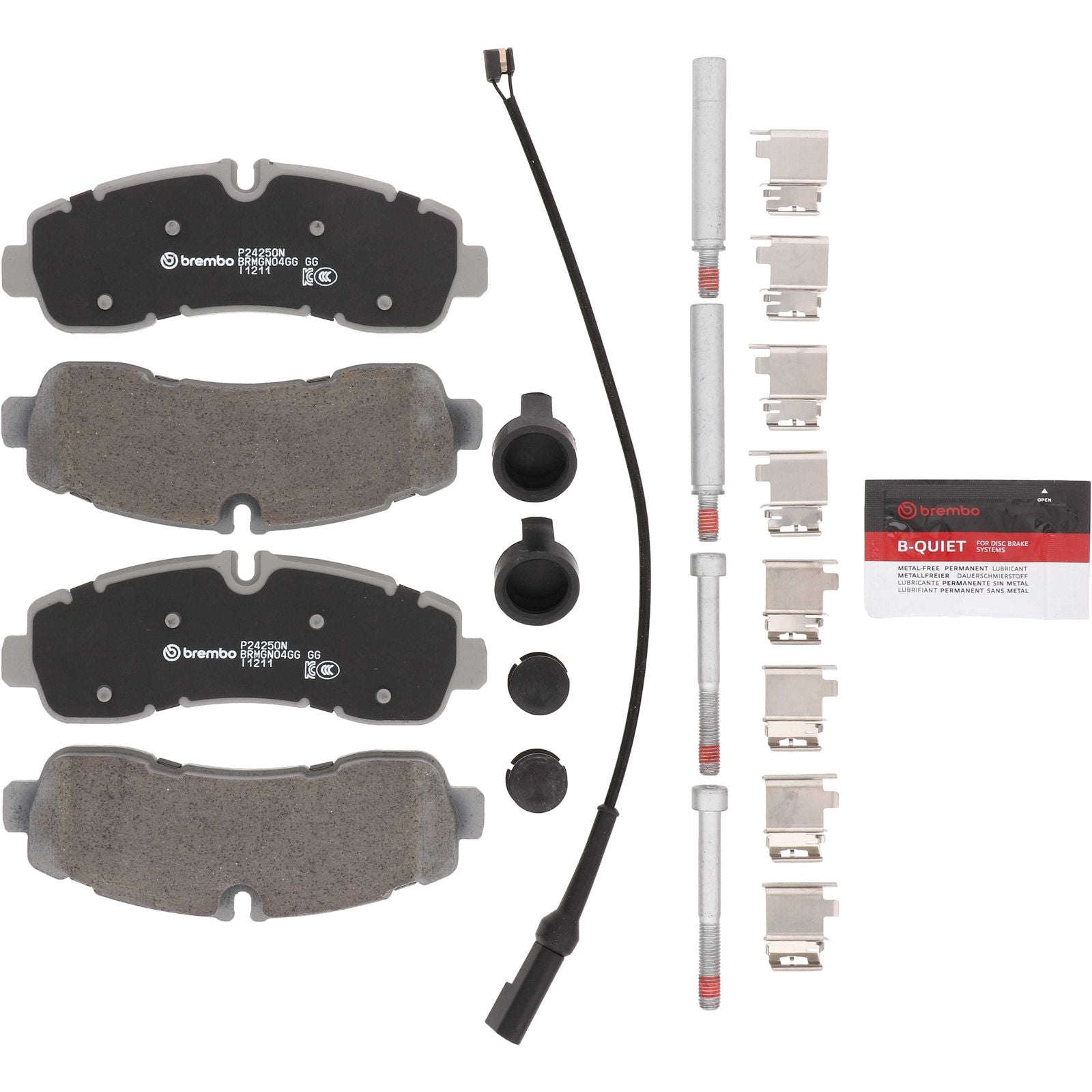 PRIME Ceramic Rear Disc Brake Pad Set - P24250N_01