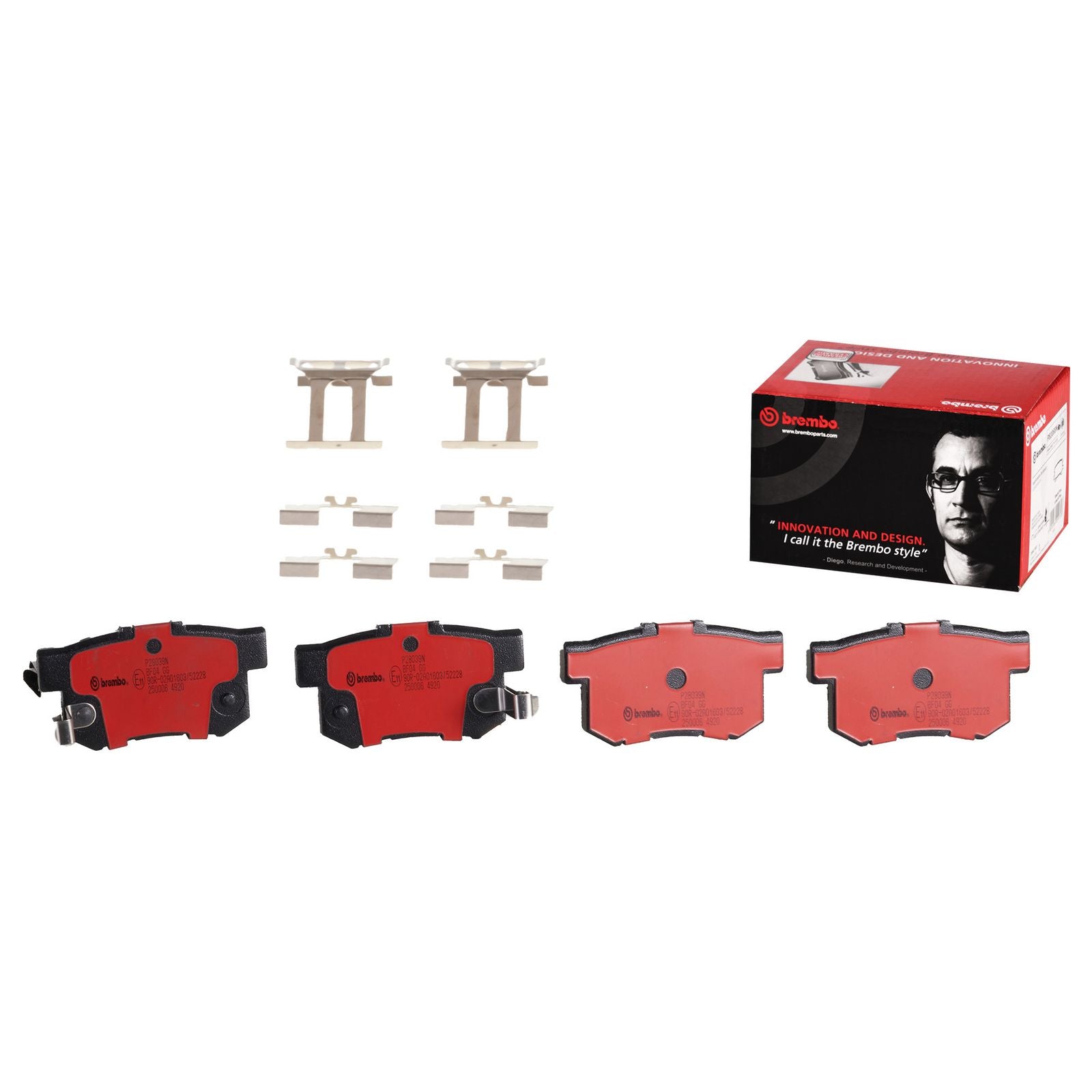 PRIME Ceramic Rear Disc Brake Pad Set - P28039N_01