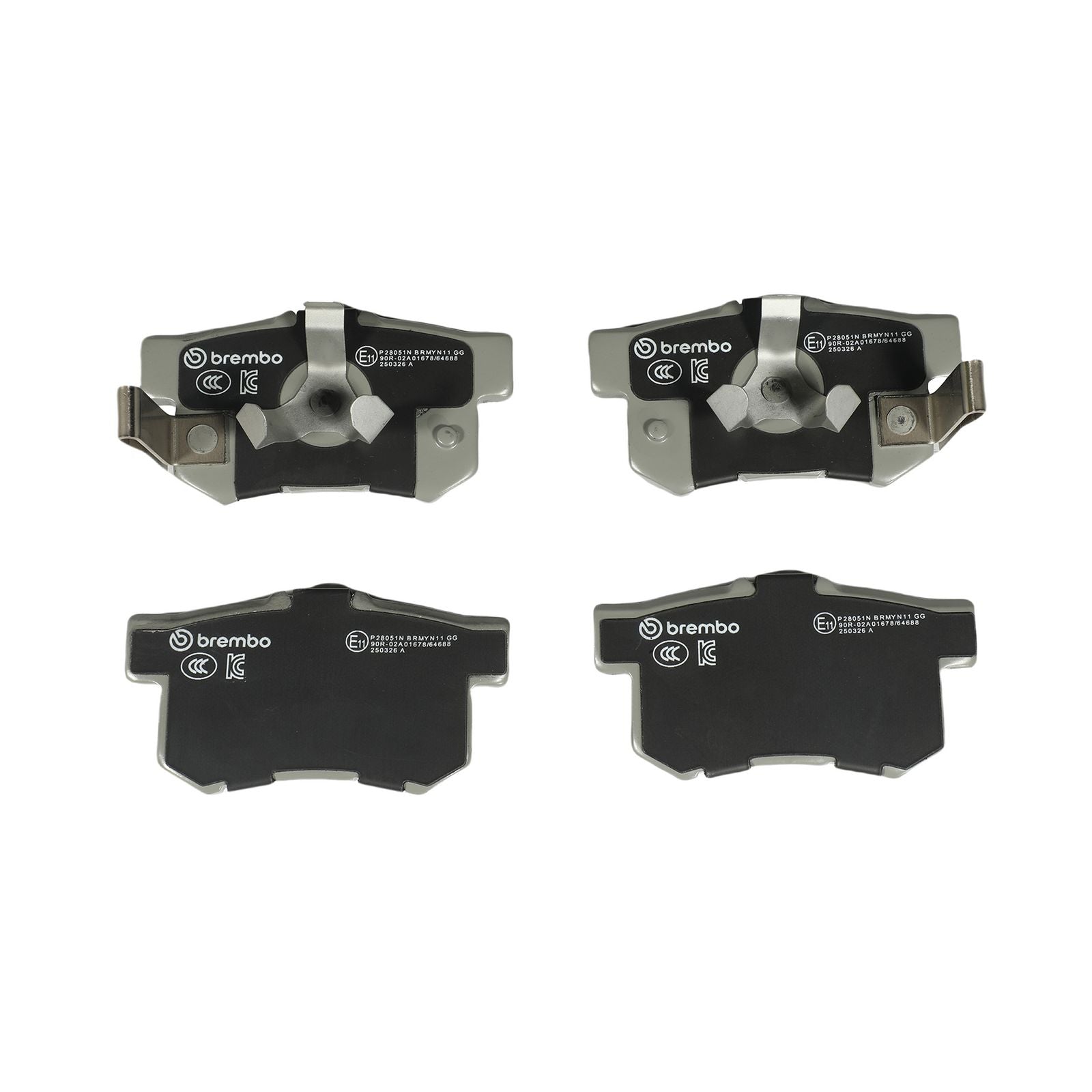 PRIME Ceramic Rear Disc Brake Pad Set - P28051N_02
