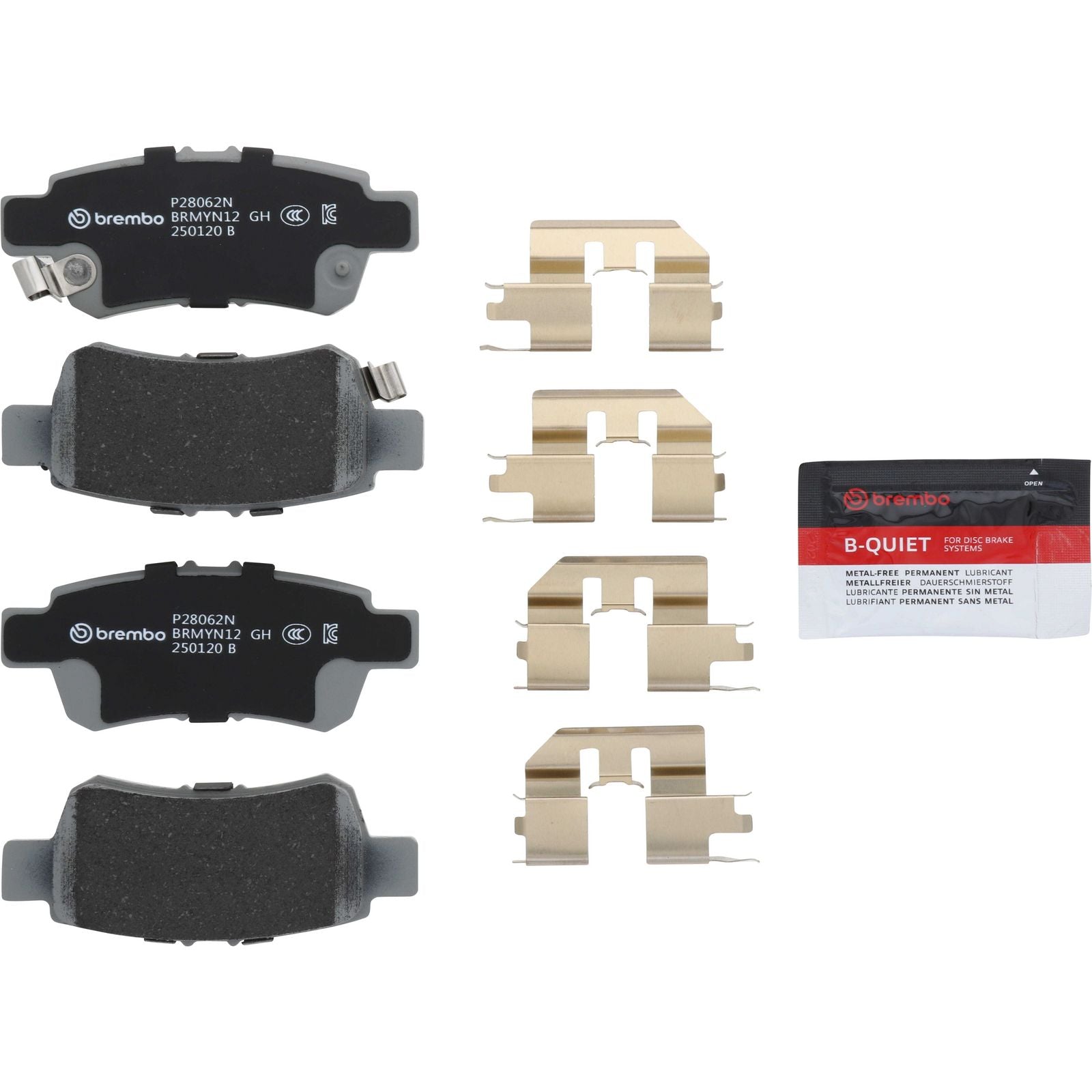 PRIME Ceramic Rear Disc Brake Pad Set - P28062N_26