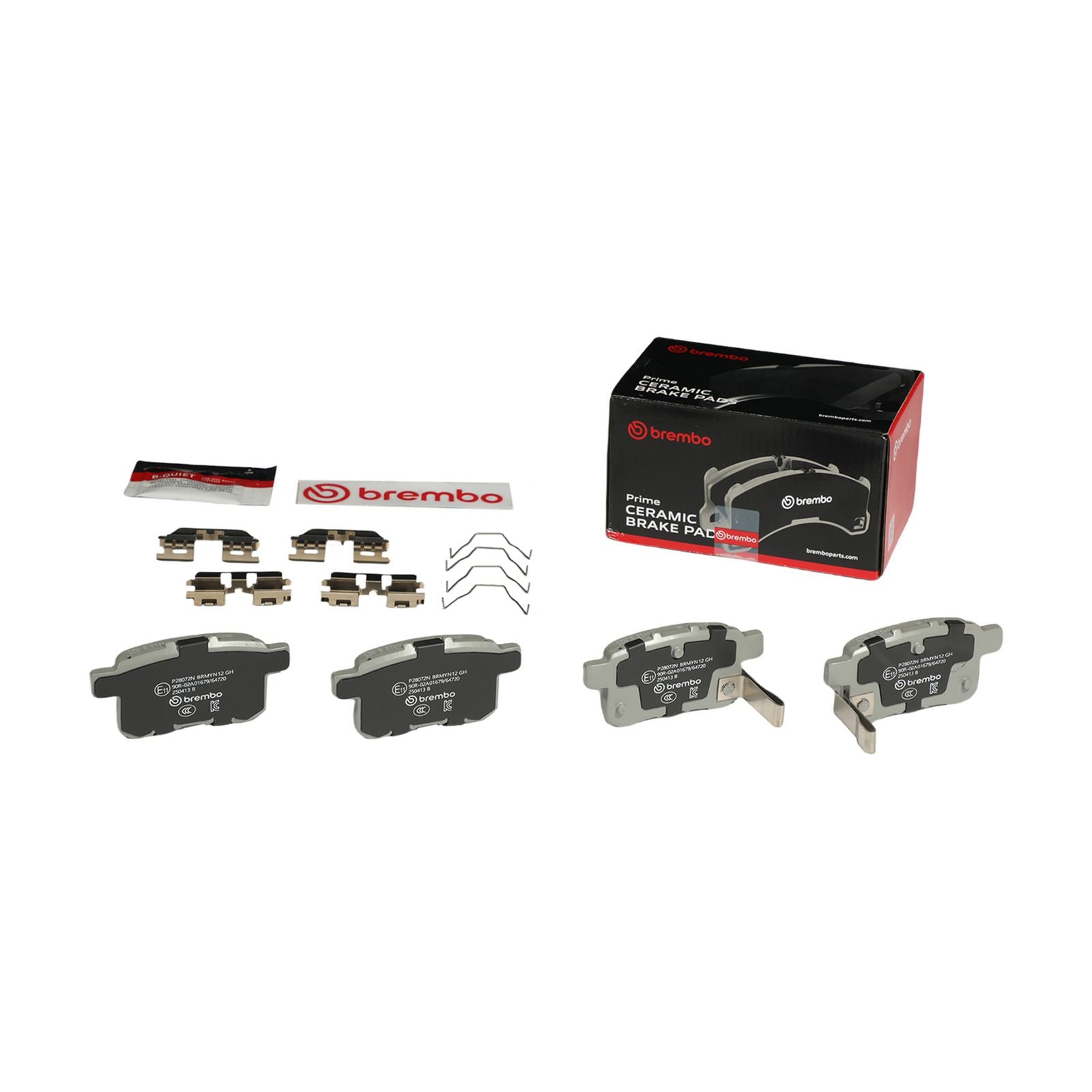 PRIME Ceramic Rear Disc Brake Pad Set - P28072N_04