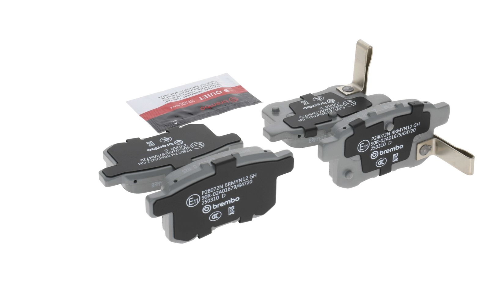 PRIME Ceramic Rear Disc Brake Pad Set - P28072N_17