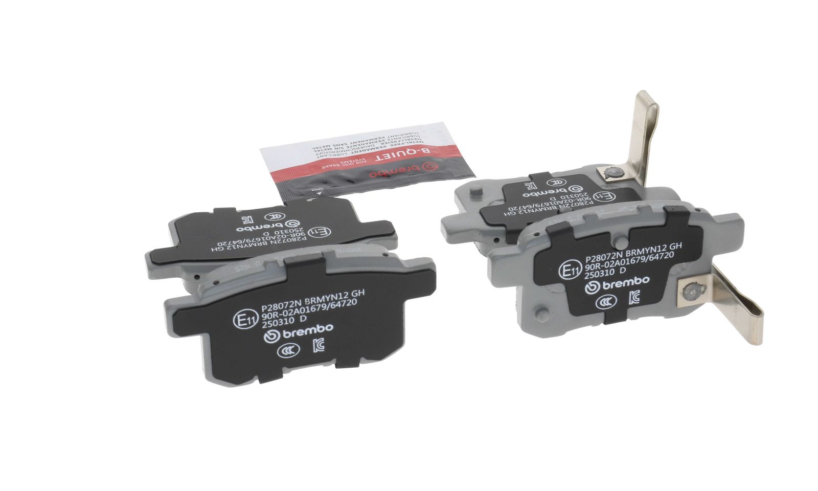 PRIME Ceramic Rear Disc Brake Pad Set - P28072N_18