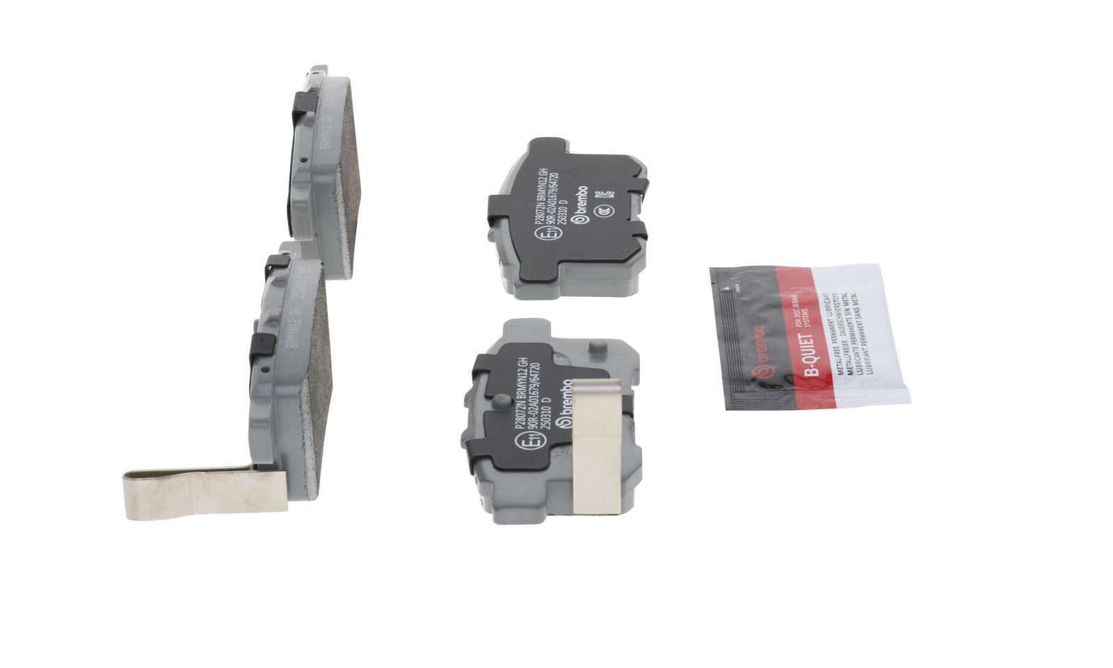 PRIME Ceramic Rear Disc Brake Pad Set - P28072N_25