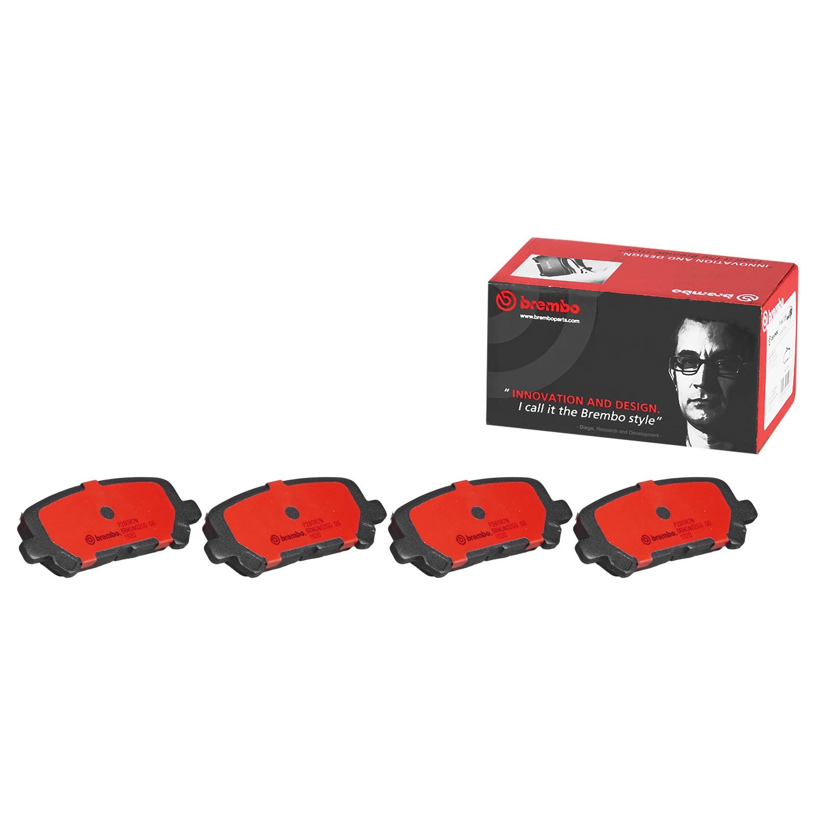 PRIME Ceramic Rear Disc Brake Pad Set - P28082N_01