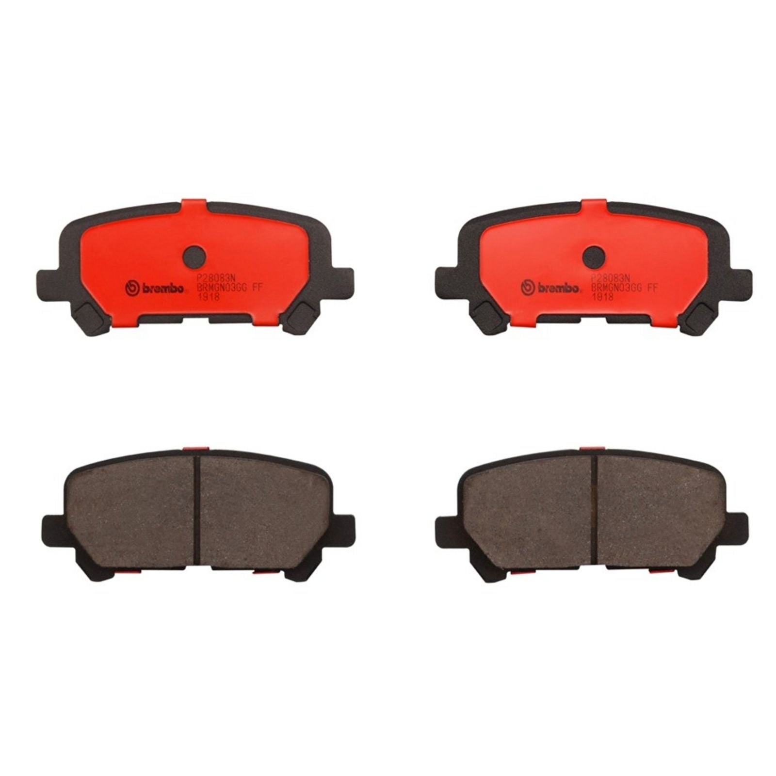 PRIME Ceramic Rear Disc Brake Pad Set - P28083N_01