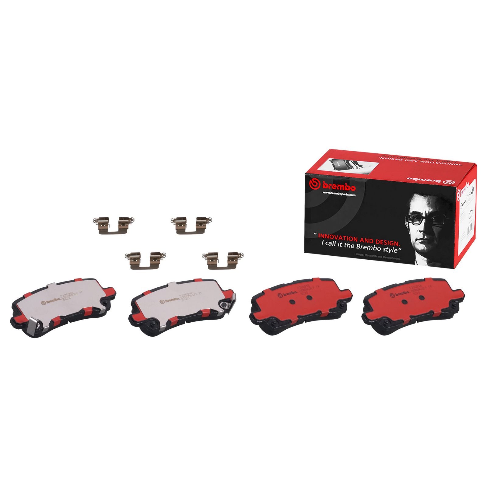 PRIME Ceramic Rear Disc Brake Pad Set - P28091N_01