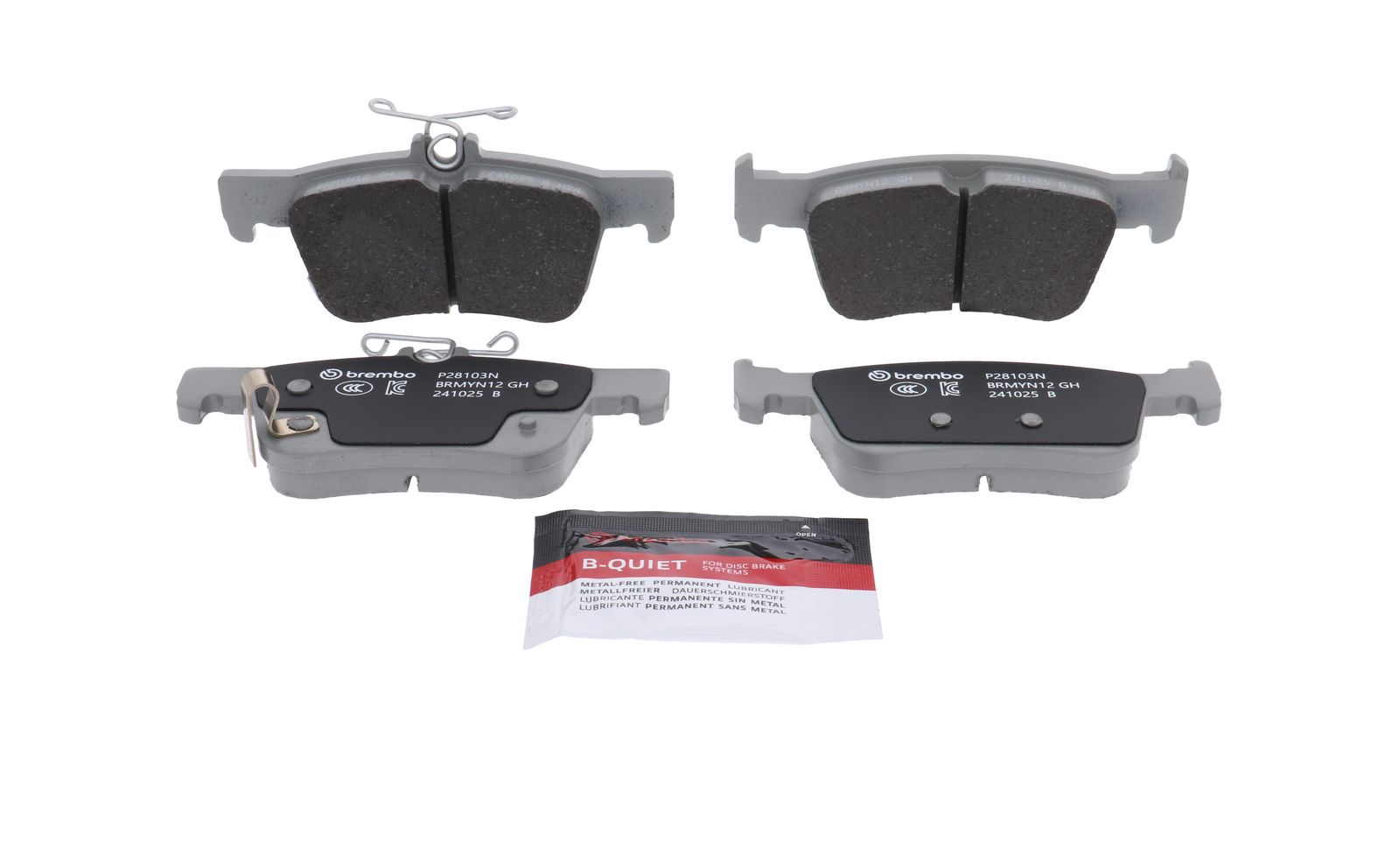 PRIME Ceramic Rear Disc Brake Pad Set - P28103N_02
