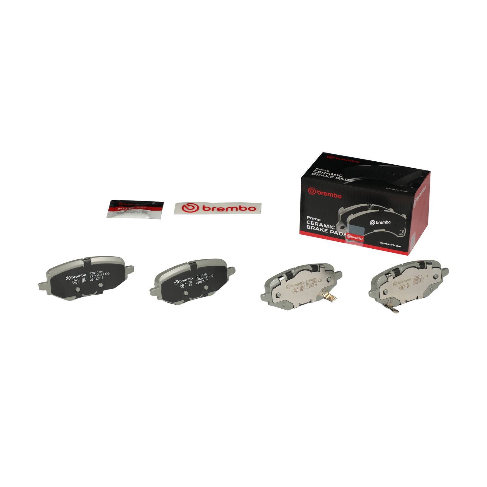 PRIME Ceramic Rear Disc Brake Pad Set - P28107N_02