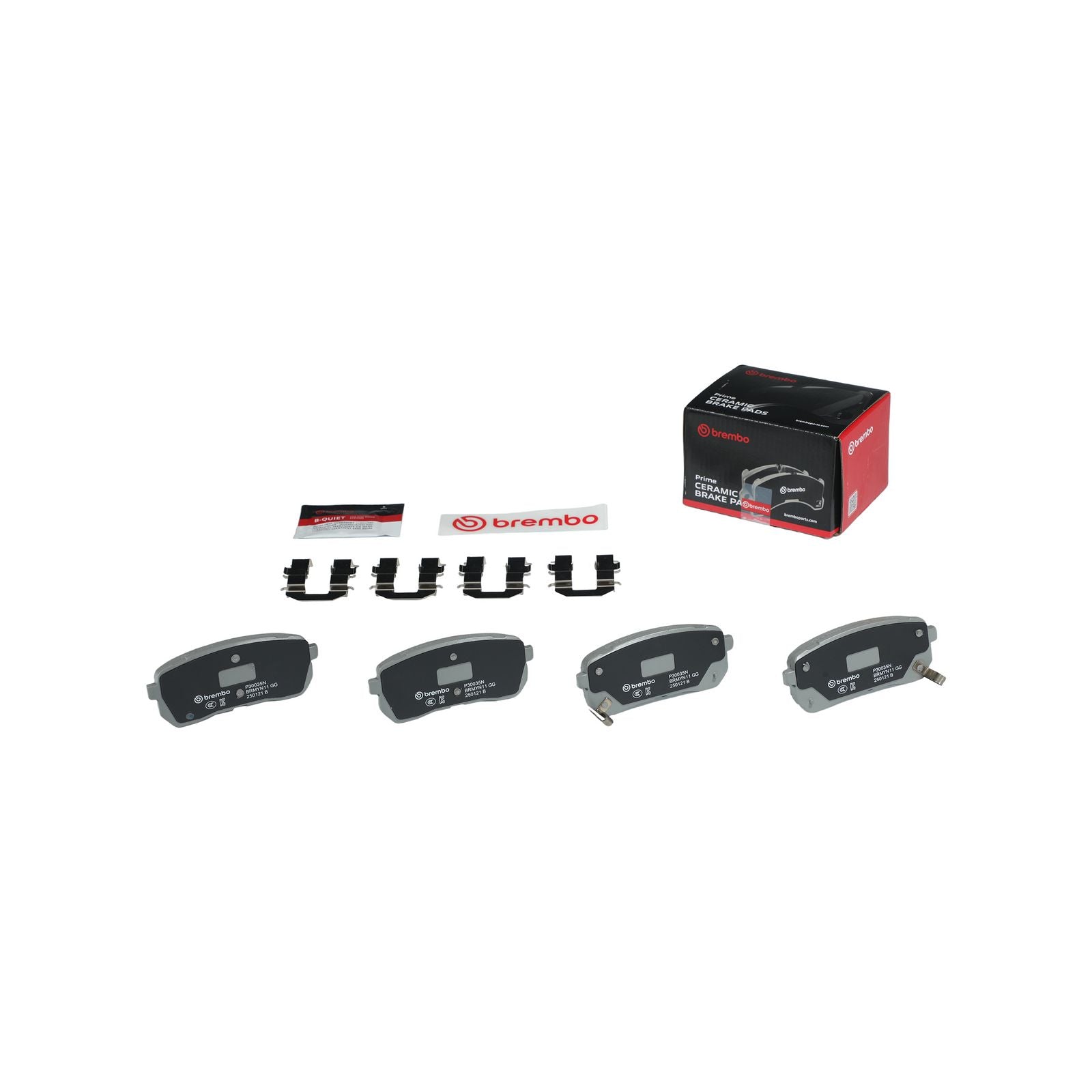 PRIME Ceramic Rear Disc Brake Pad Set - P30035N_04