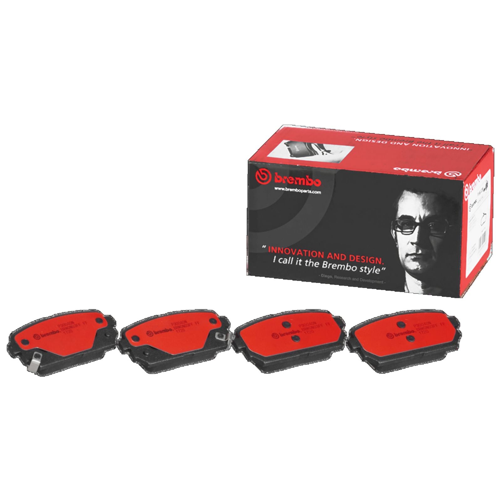 PRIME Ceramic Rear Disc Brake Pad Set - P30040N_01