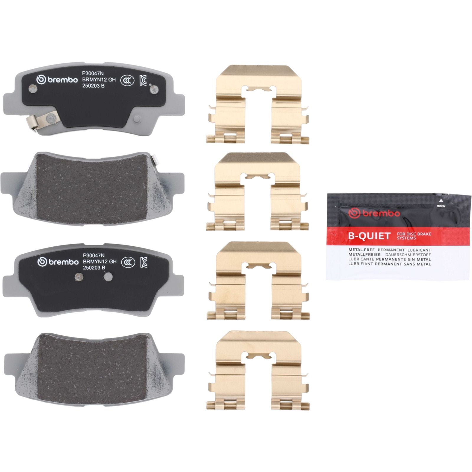 PRIME Ceramic Rear Disc Brake Pad Set - P30047N_06