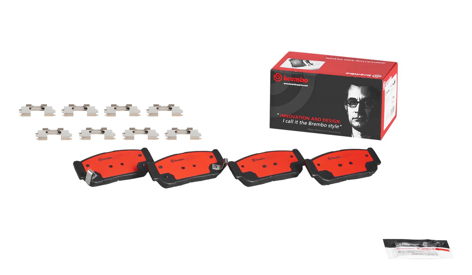 PRIME Ceramic Rear Disc Brake Pad Set - P30049N_01