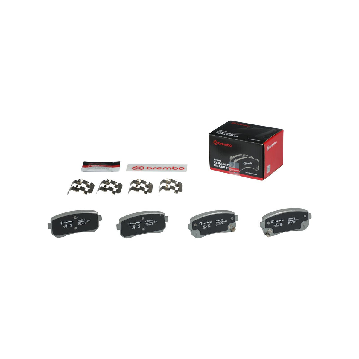 PRIME Ceramic Rear Disc Brake Pad Set - P30051N_03