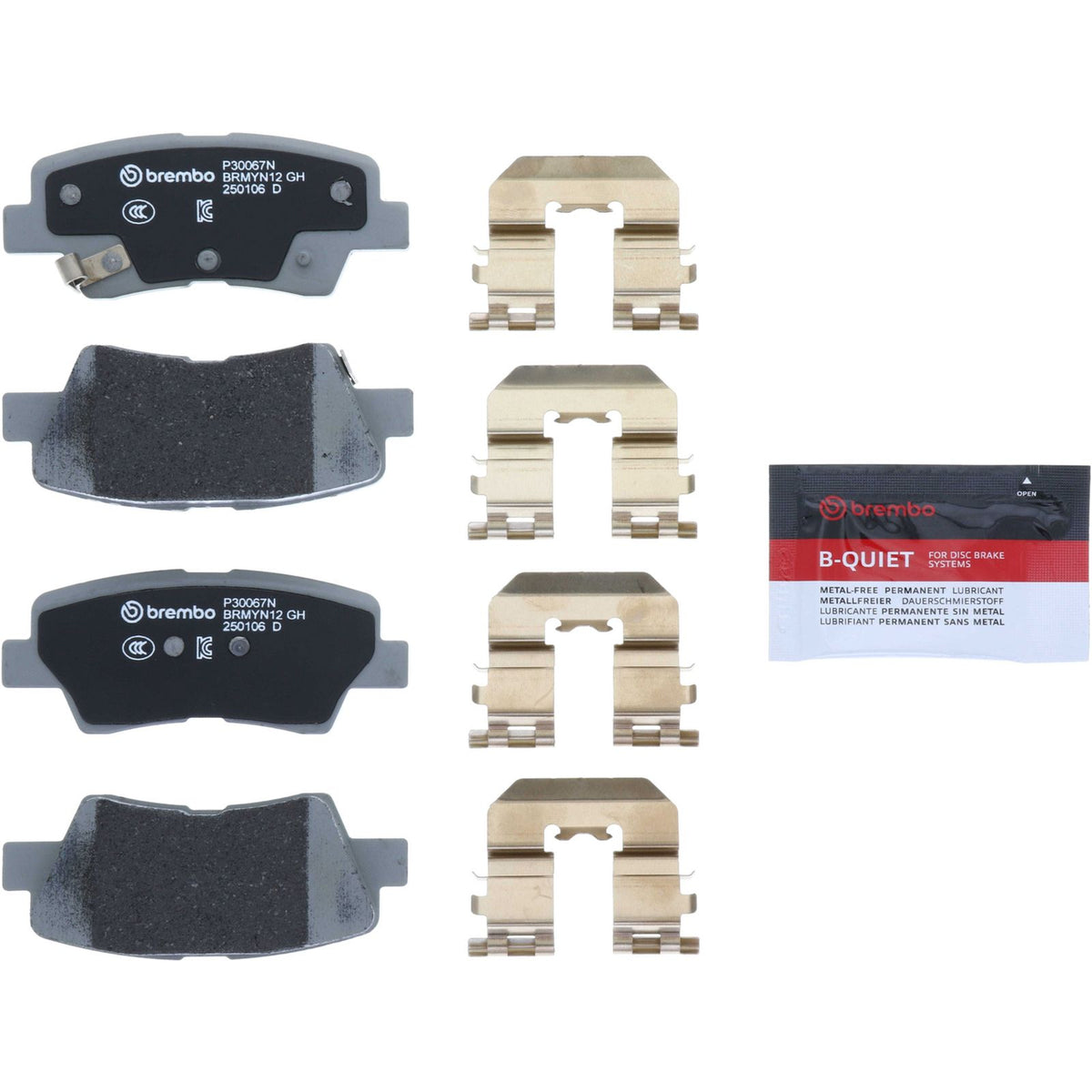 PRIME Ceramic Rear Disc Brake Pad Set - P30067N_05