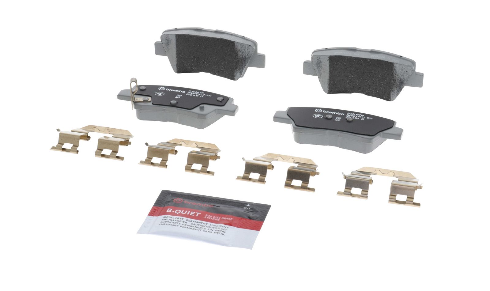 PRIME Ceramic Rear Disc Brake Pad Set - P30067N_08