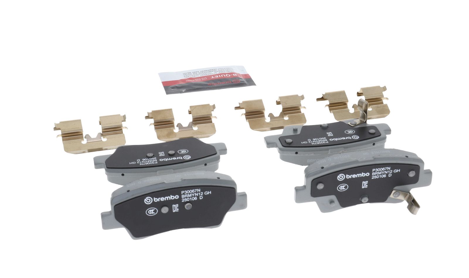 PRIME Ceramic Rear Disc Brake Pad Set - P30067N_18