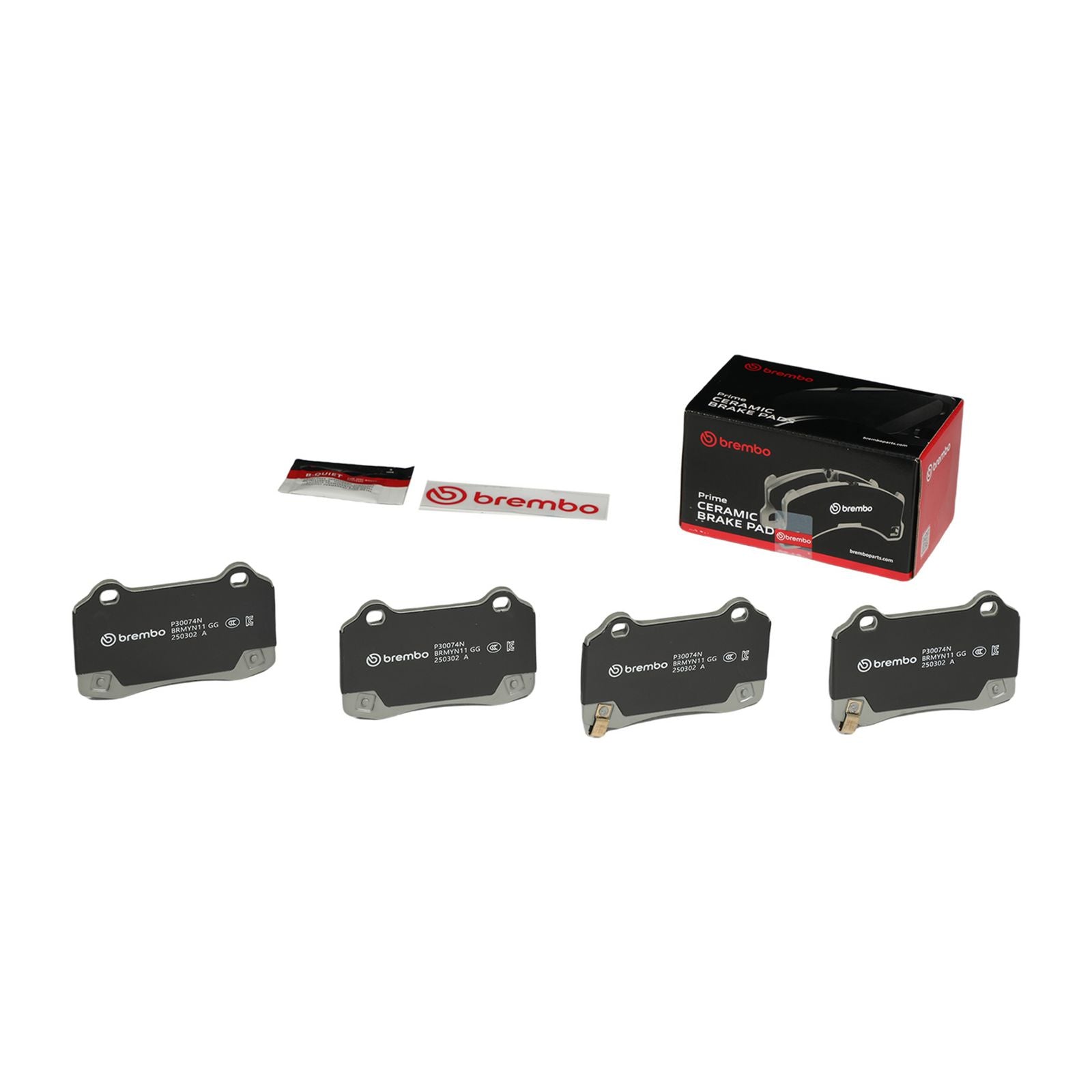 PRIME Ceramic Rear Disc Brake Pad Set - P30074N_04