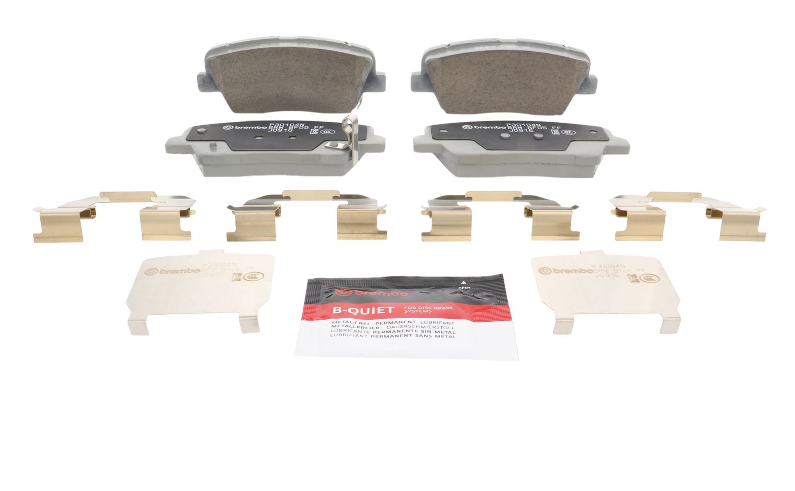 PRIME Ceramic Rear Disc Brake Pad Set - P30104N_02