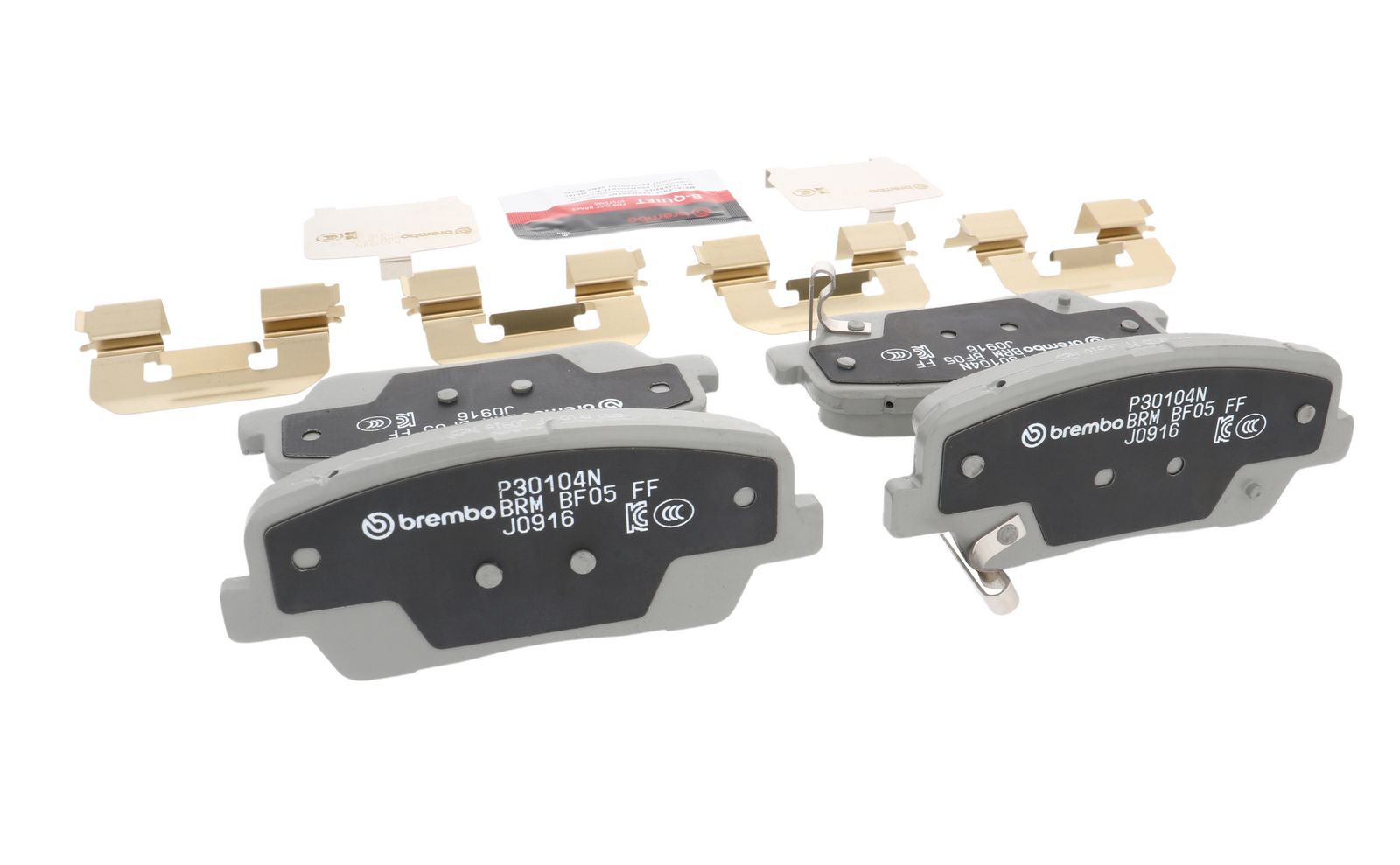 PRIME Ceramic Rear Disc Brake Pad Set - P30104N_13