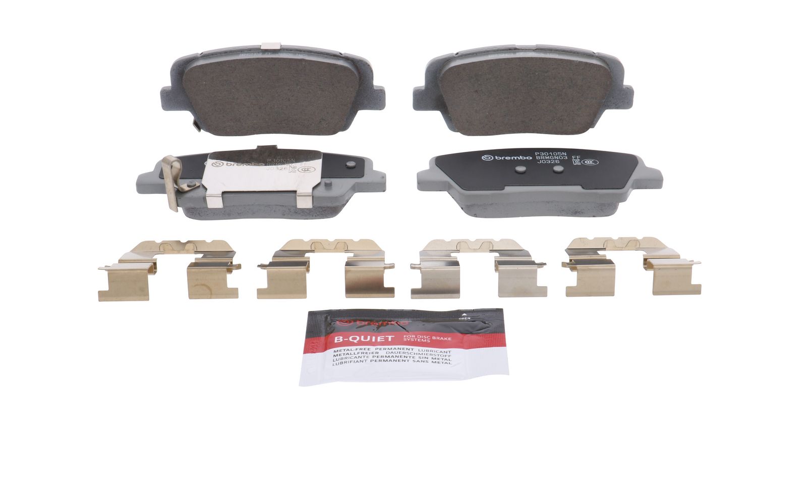 PRIME Ceramic Rear Disc Brake Pad Set - P30105N_02