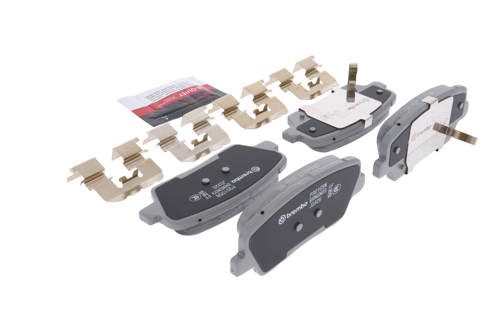PRIME Ceramic Rear Disc Brake Pad Set - P30105N_11