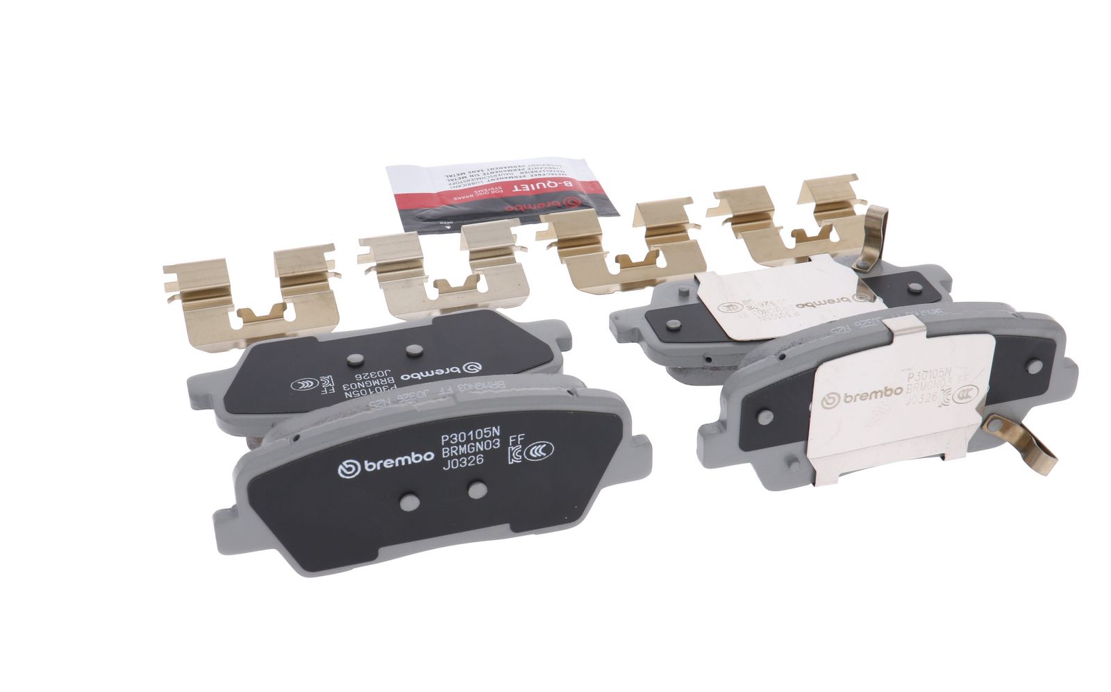 PRIME Ceramic Rear Disc Brake Pad Set - P30105N_13
