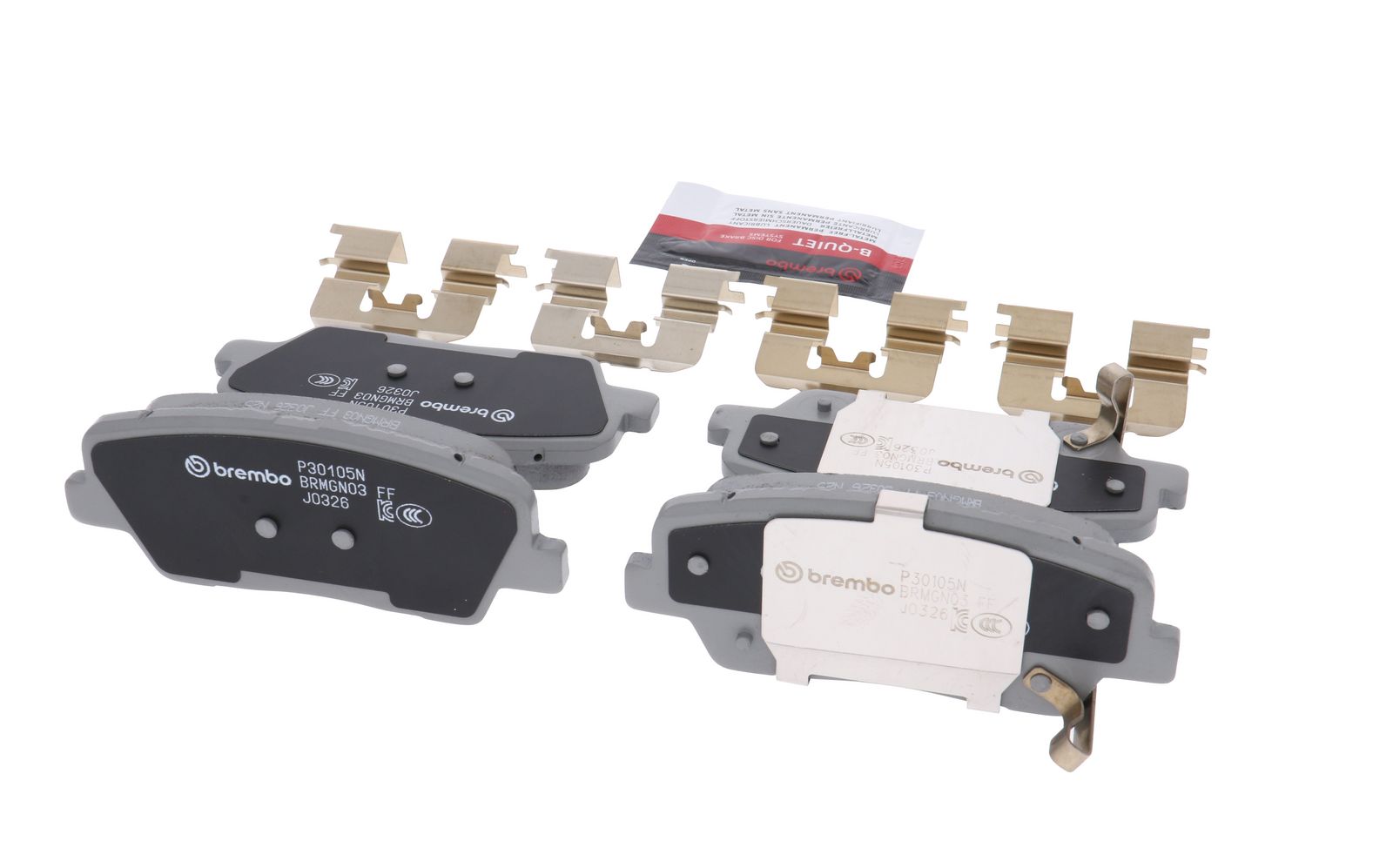PRIME Ceramic Rear Disc Brake Pad Set - P30105N_15