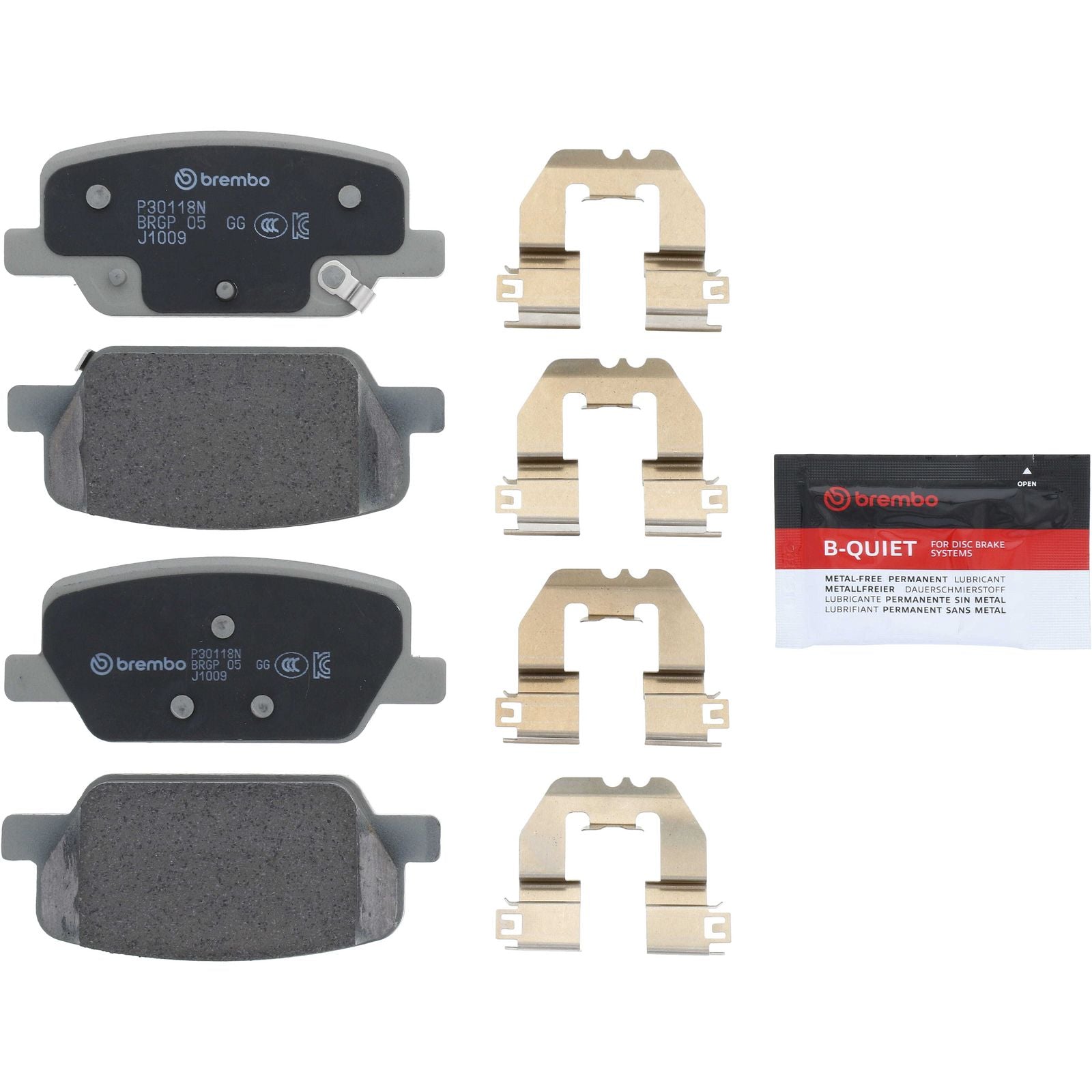 PRIME Ceramic Rear Disc Brake Pad Set - P30118N_01