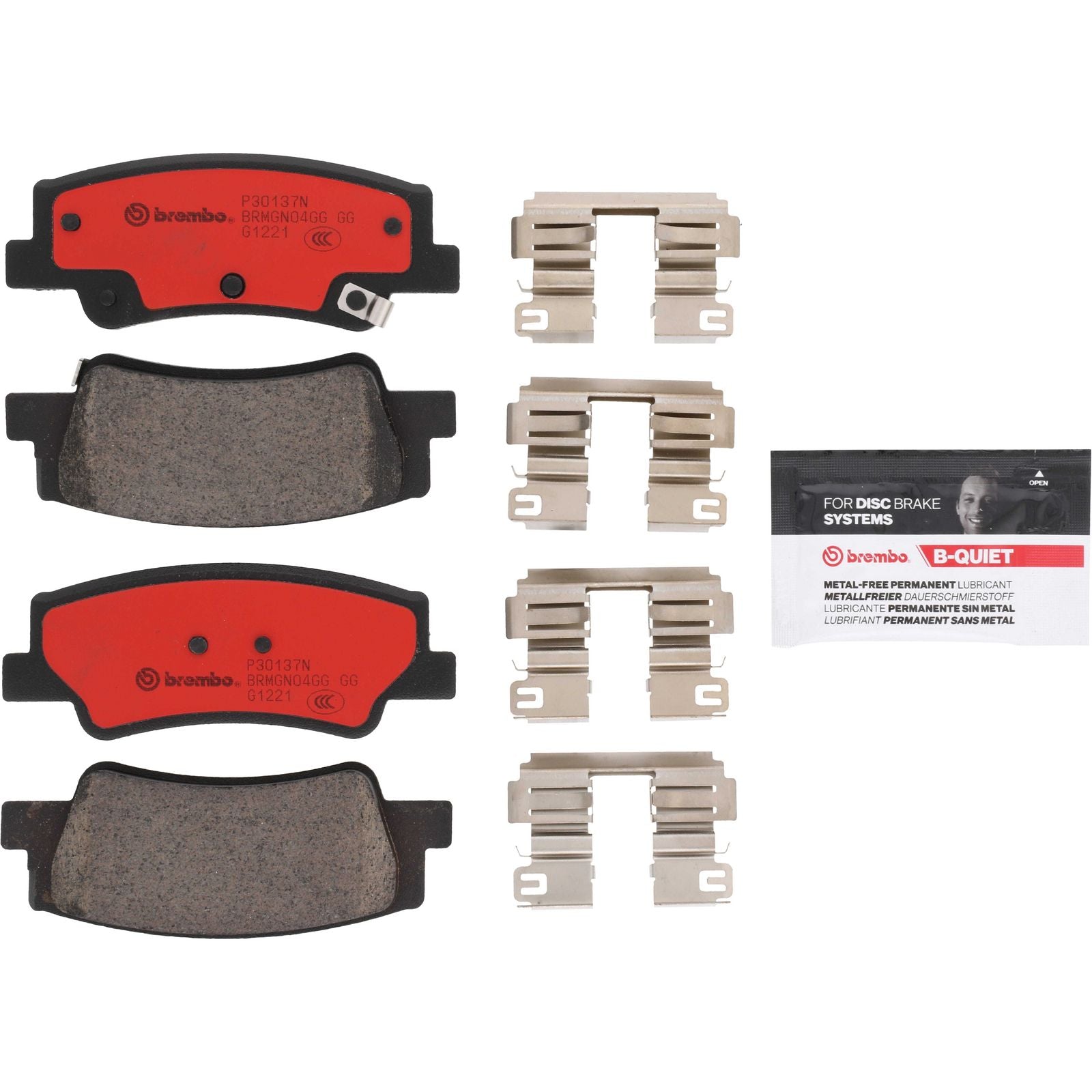 PRIME Ceramic Rear Disc Brake Pad Set - P30137N_01