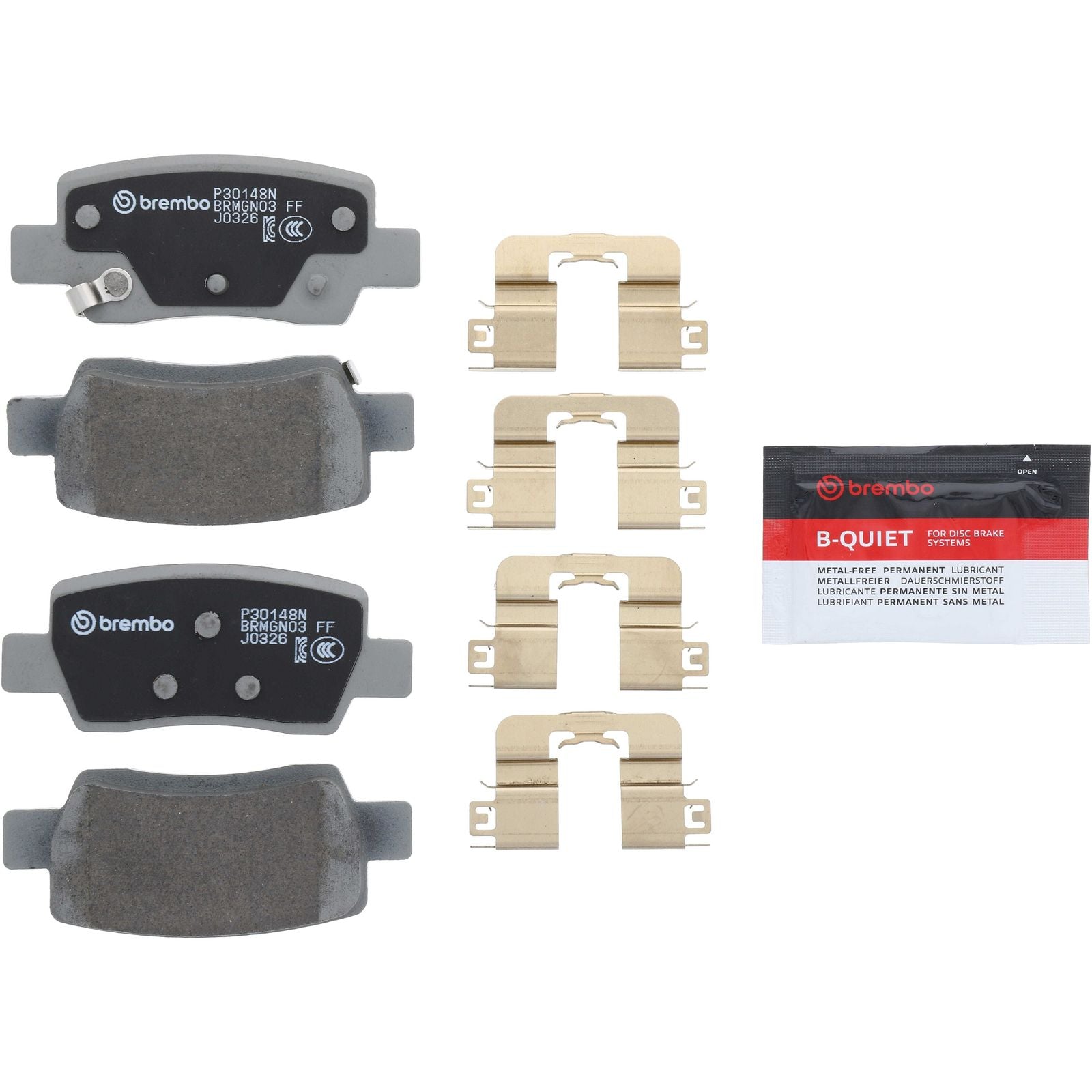 PRIME Ceramic Rear Disc Brake Pad Set - P30148N_02