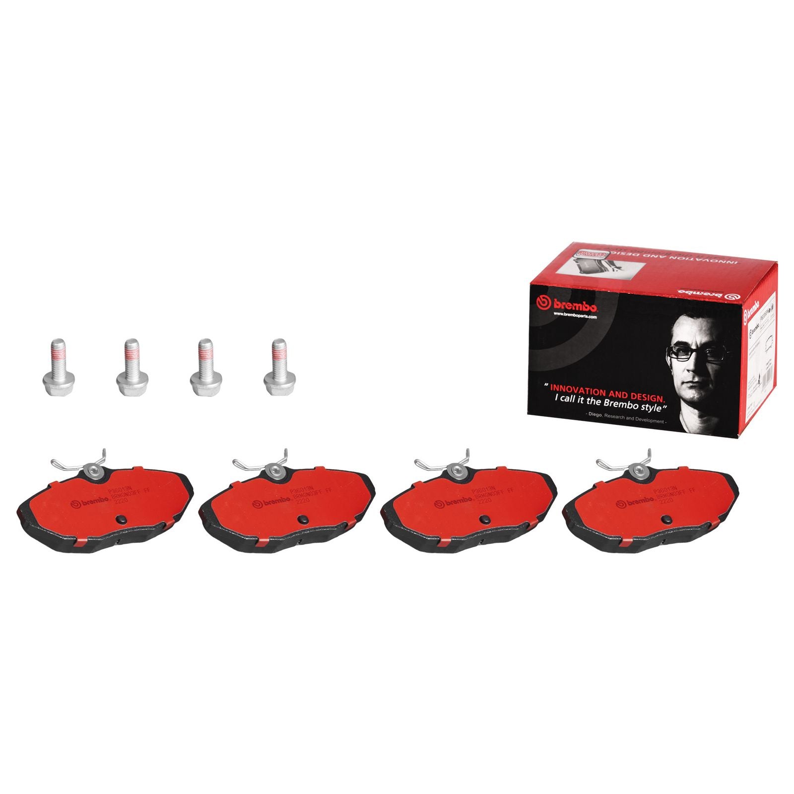 PRIME Ceramic Rear Disc Brake Pad Set - P36013N_01