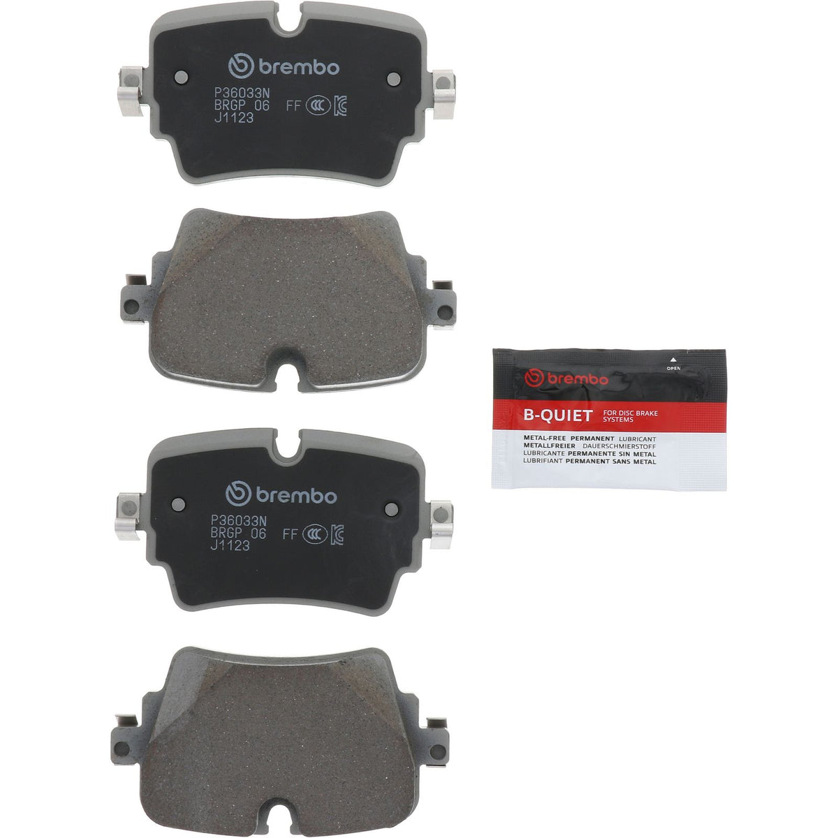 PRIME Ceramic Rear Disc Brake Pad Set - P36033N_01