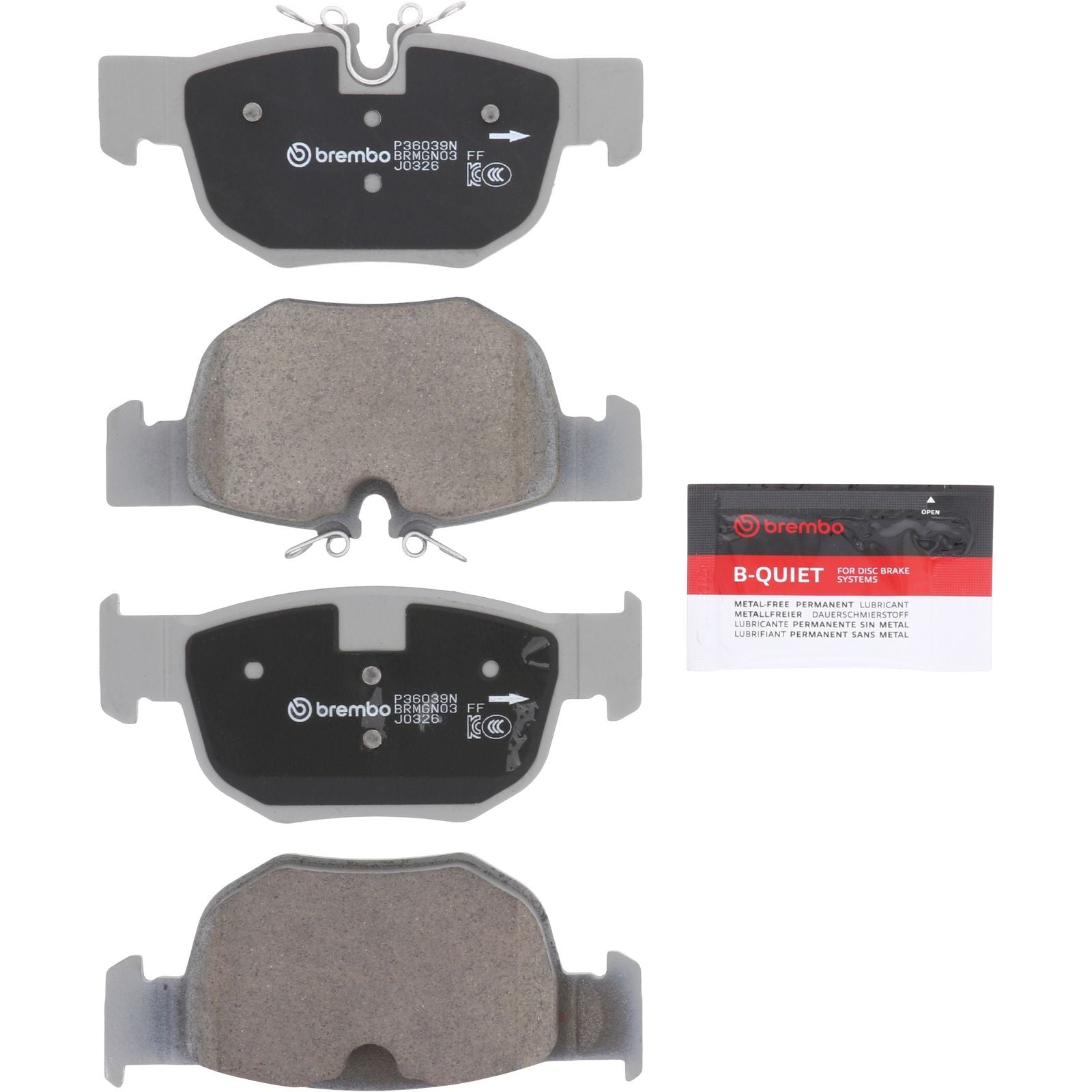 PRIME Ceramic Rear Disc Brake Pad Set - P36039N_02
