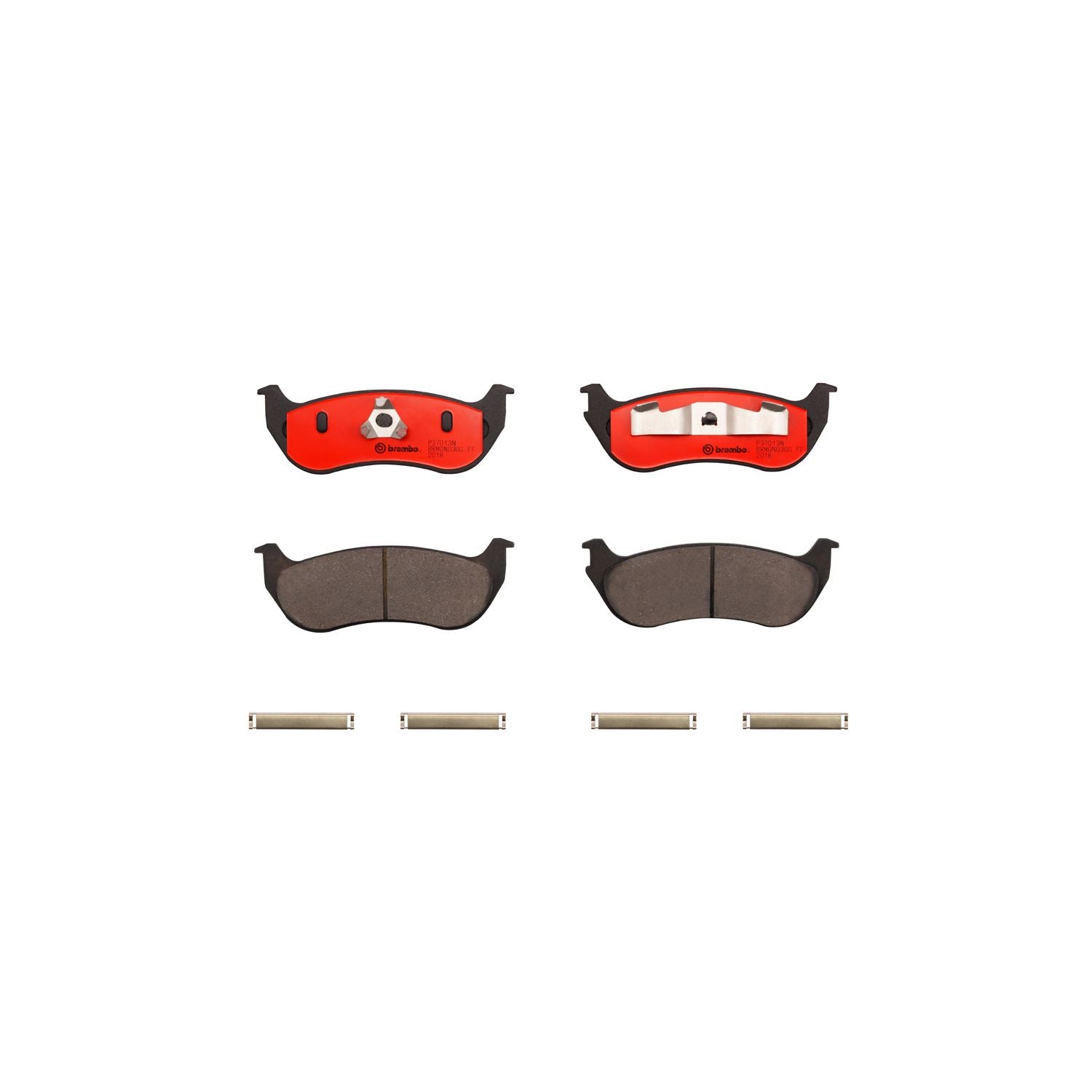 PRIME Ceramic Rear Disc Brake Pad Set - P37013N_01