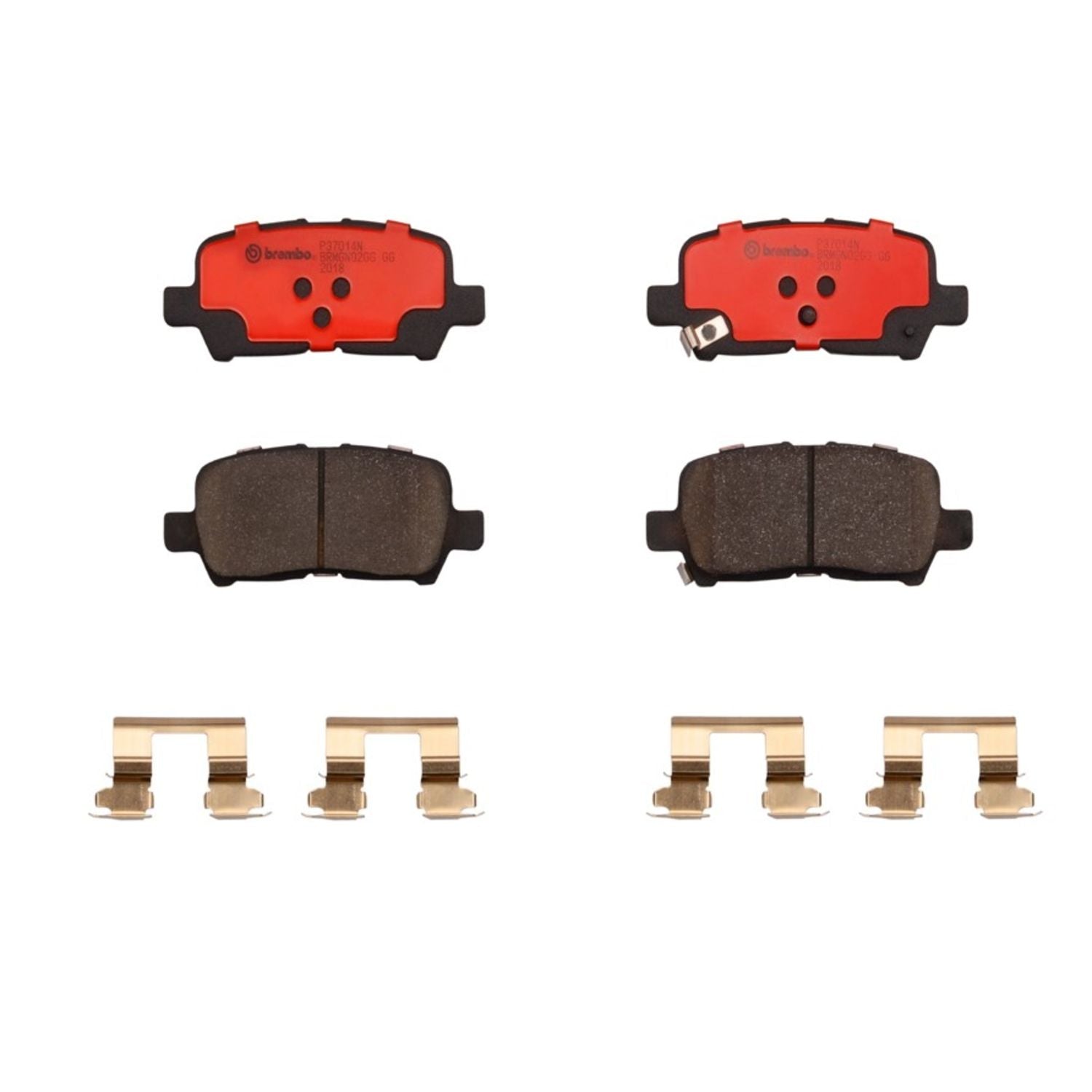 PRIME Ceramic Rear Disc Brake Pad Set - P37014N_01
