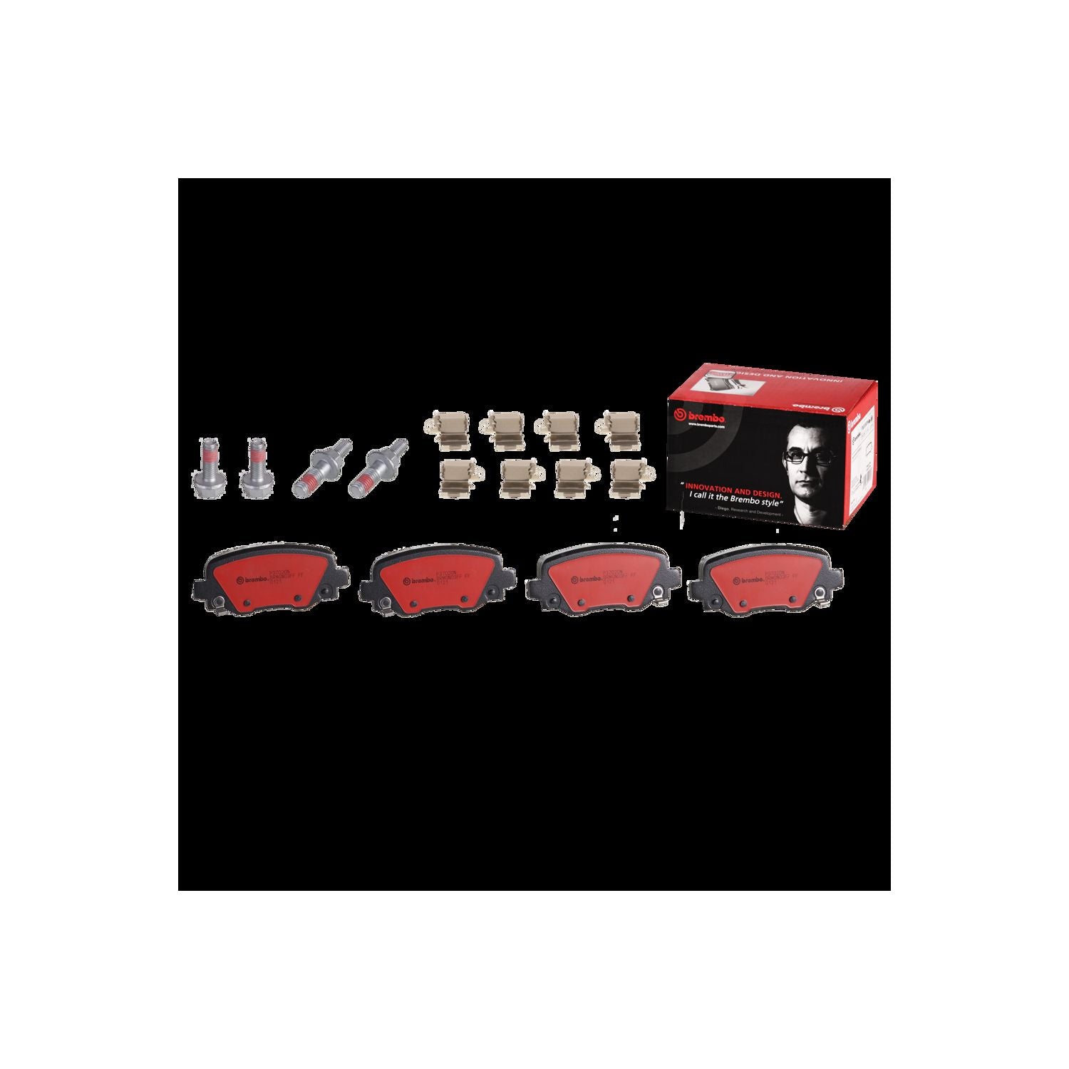 PRIME Ceramic Rear Disc Brake Pad Set - P37020N_01