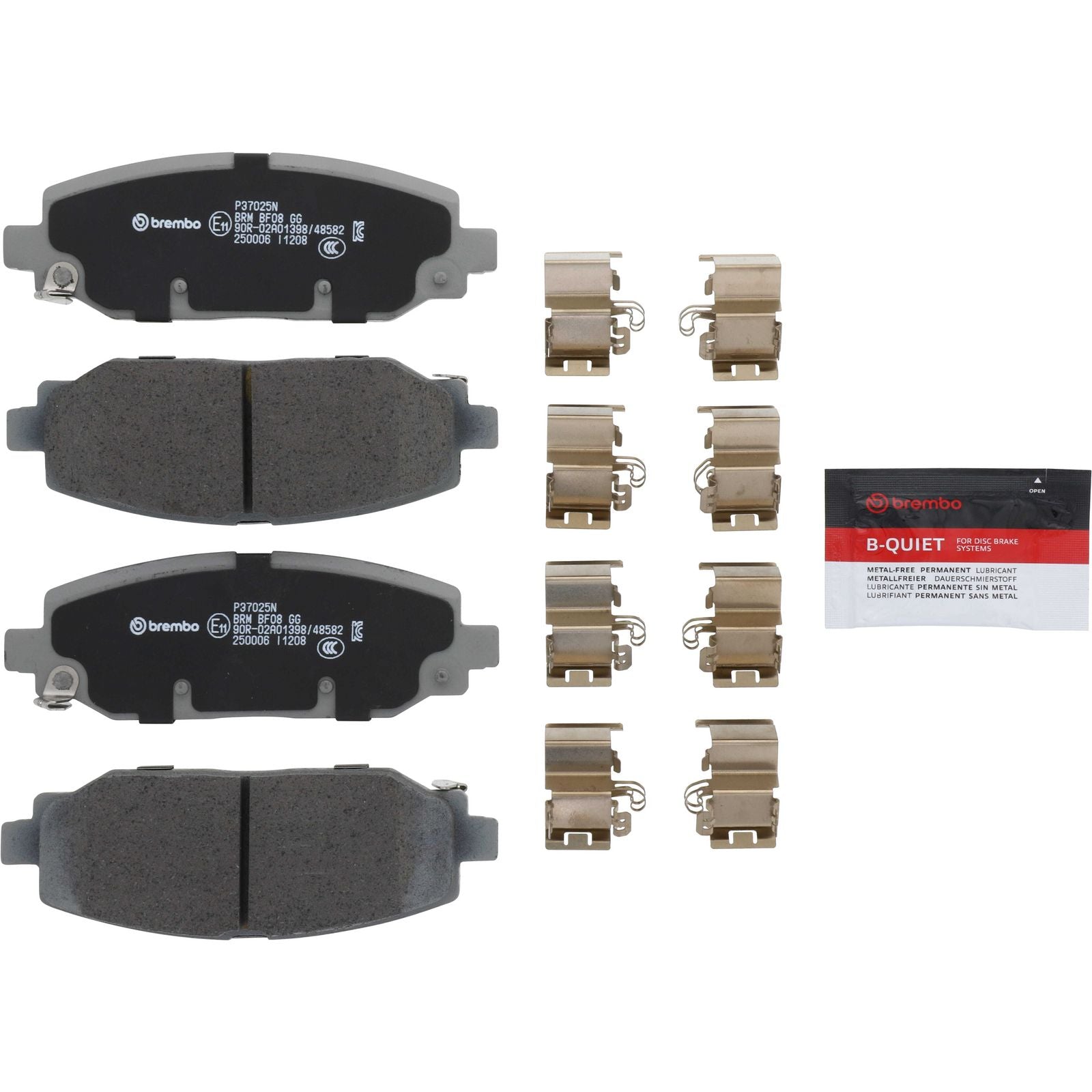 PRIME Ceramic Rear Disc Brake Pad Set - P37025N_01