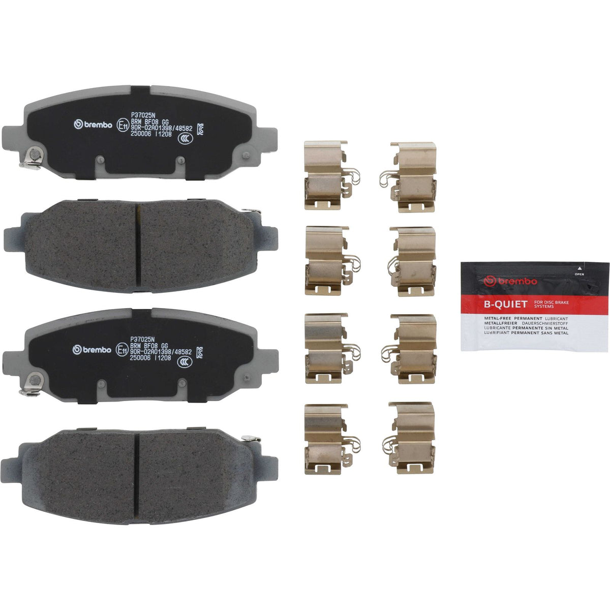 PRIME Ceramic Rear Disc Brake Pad Set - P37025N_01