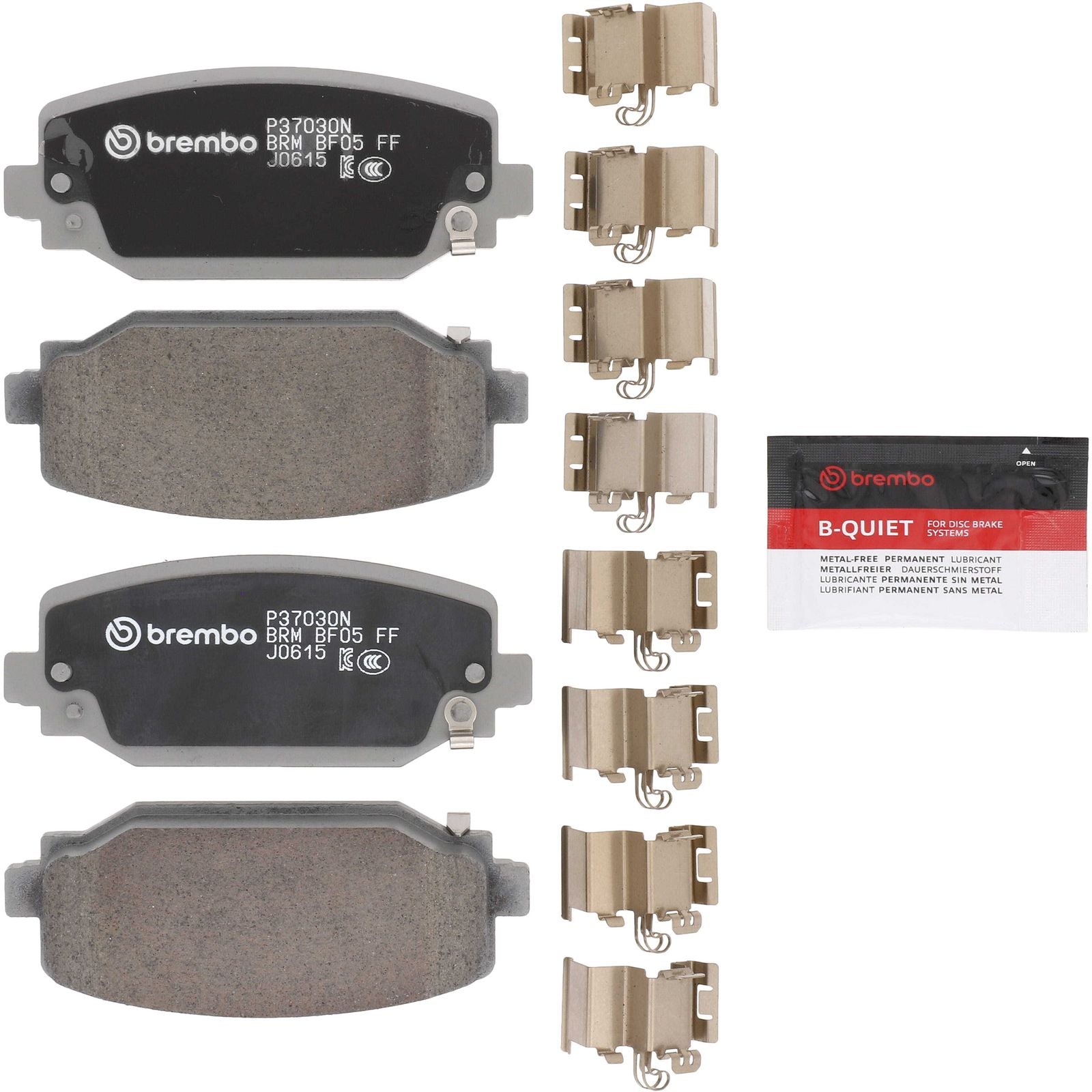 PRIME Ceramic Rear Disc Brake Pad Set - P37030N_02
