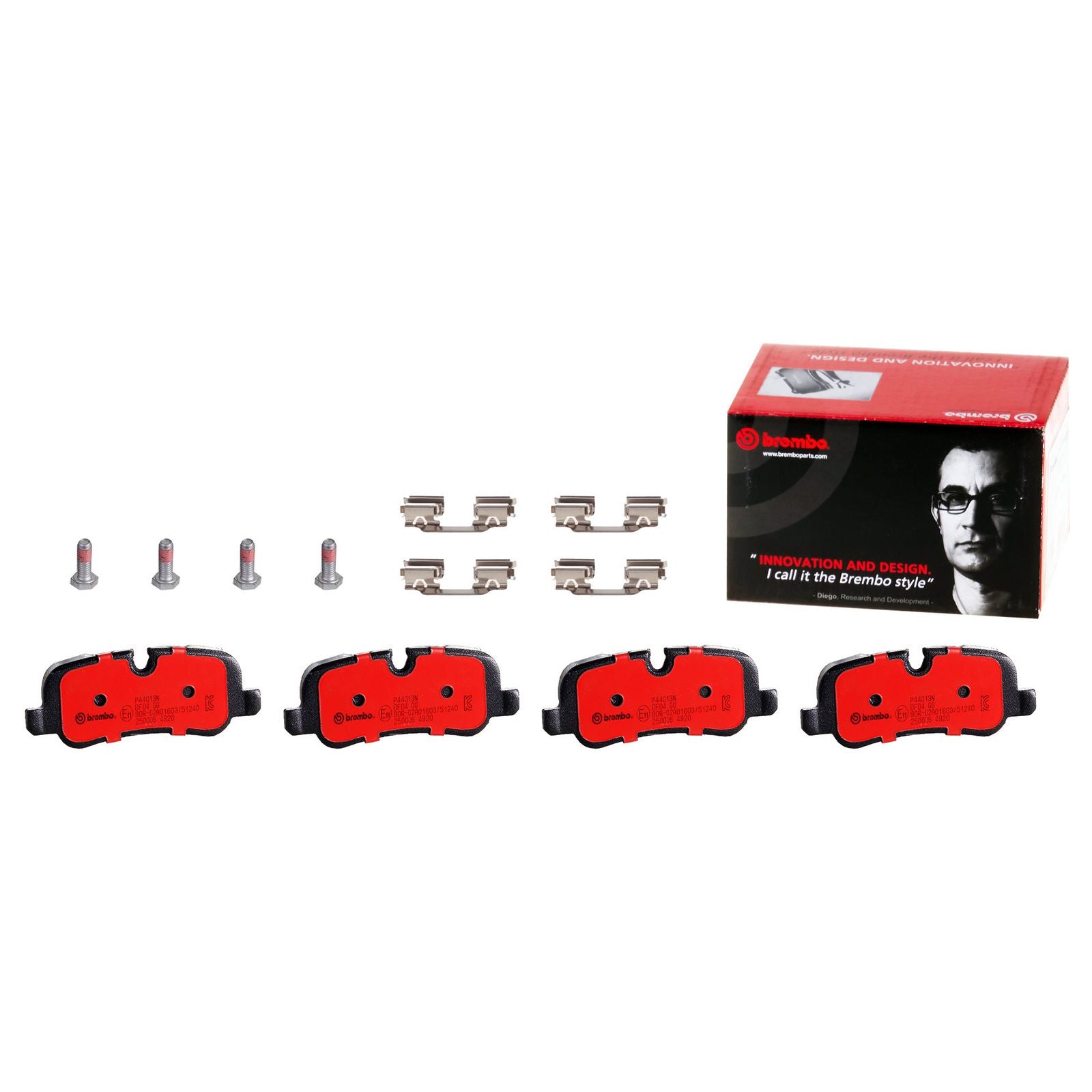 PRIME Ceramic Rear Disc Brake Pad Set - P44013N_01