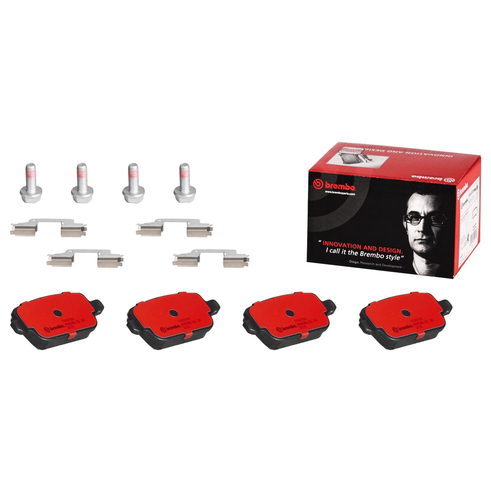 PRIME Ceramic Rear Disc Brake Pad Set - P44016N_01