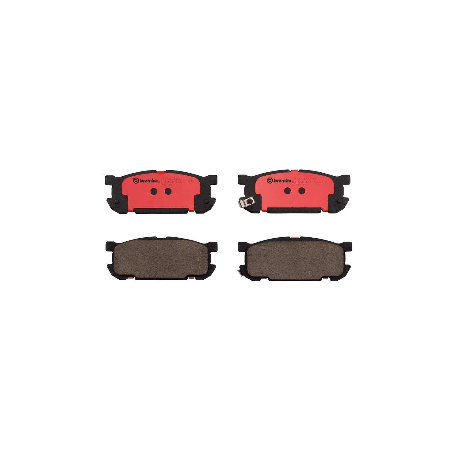 PRIME Ceramic Rear Disc Brake Pad Set - P49030N_01