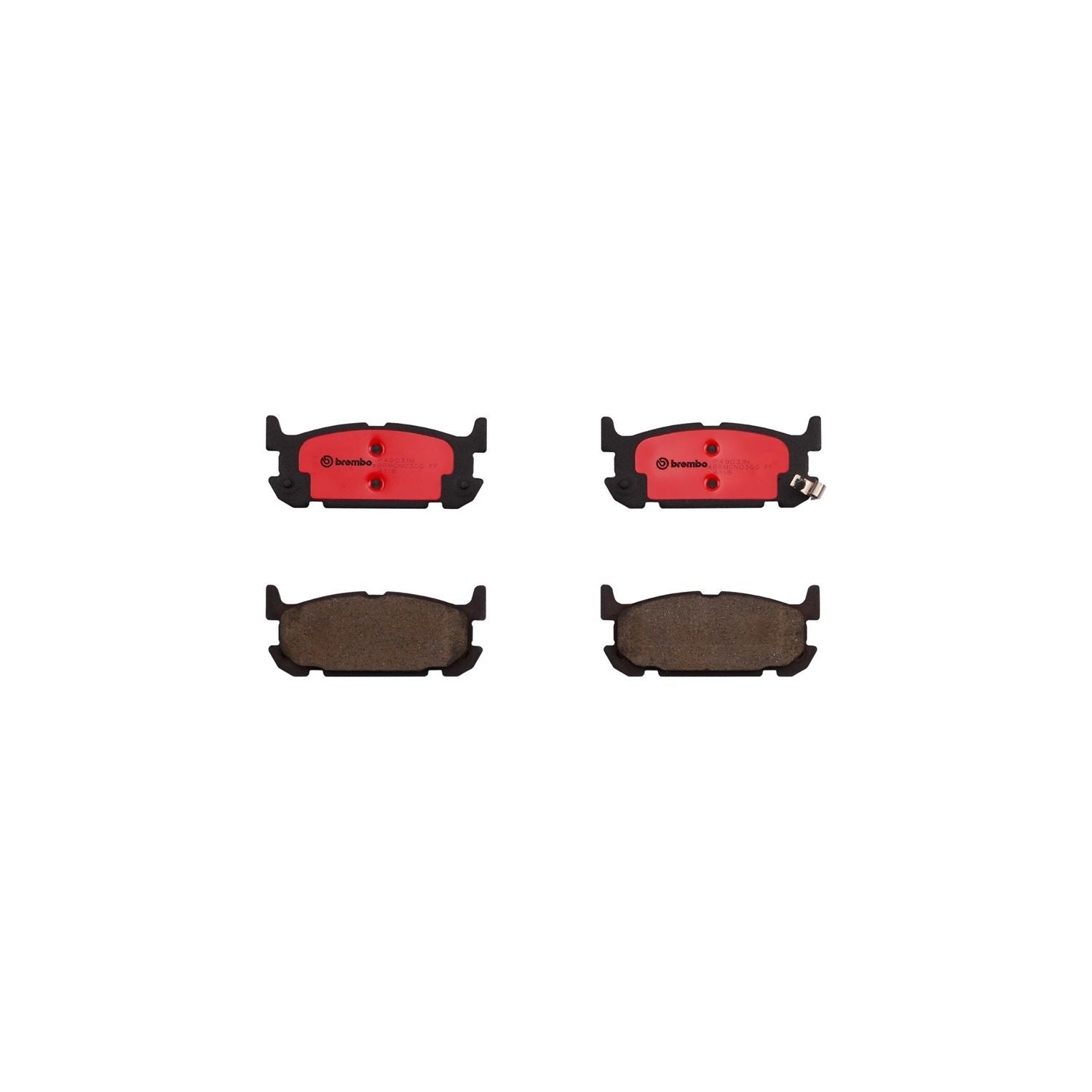 PRIME Ceramic Rear Disc Brake Pad Set - P49031N_01