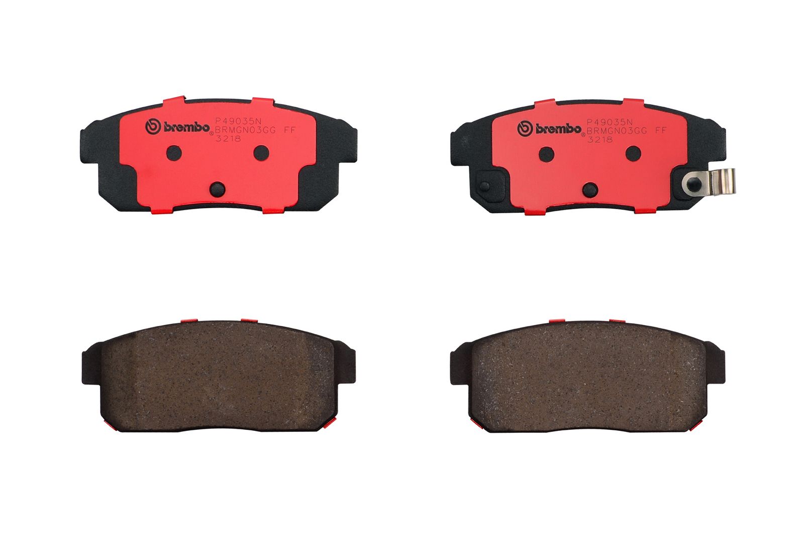 PRIME Ceramic Rear Disc Brake Pad Set - P49035N_01