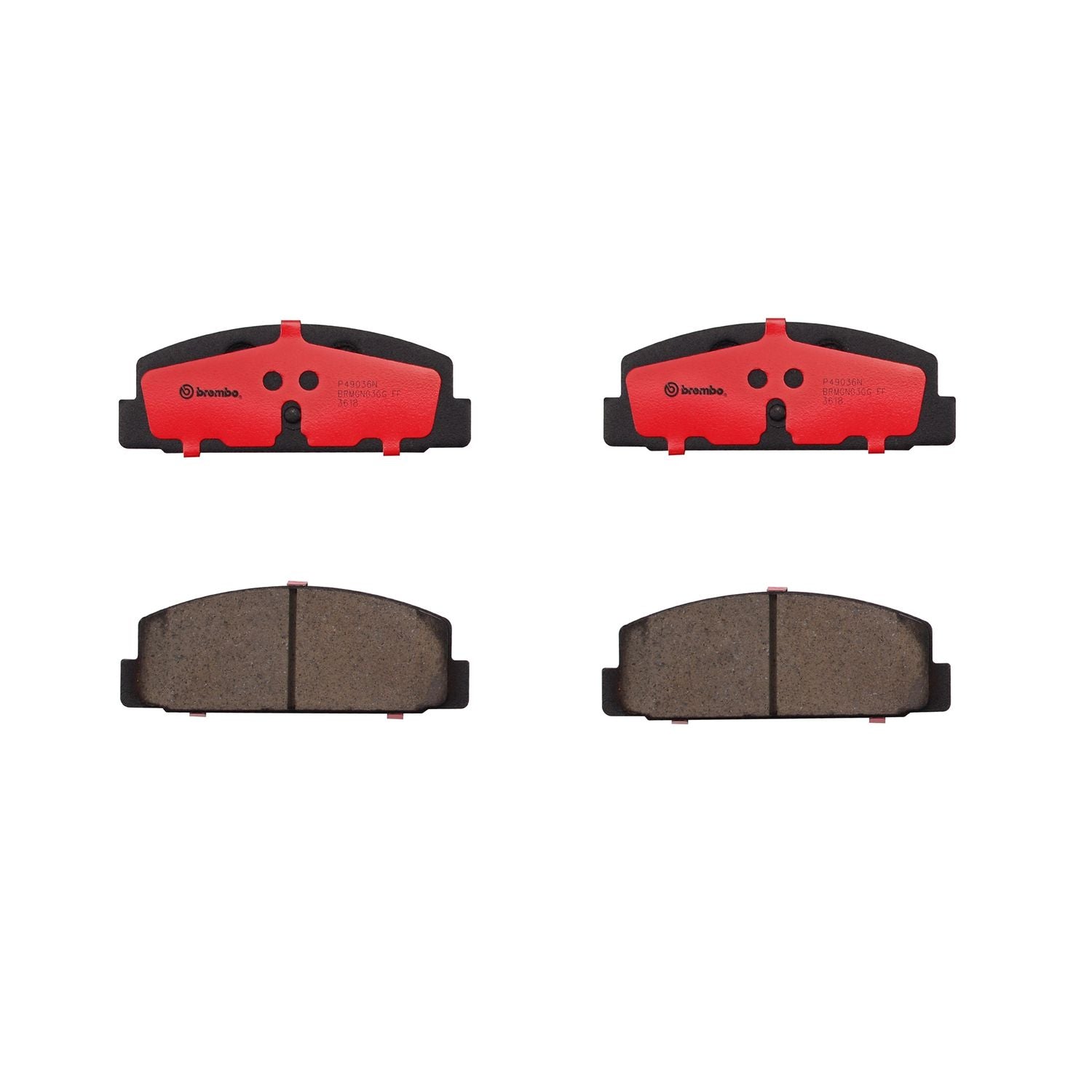 PRIME Ceramic Rear Disc Brake Pad Set - P49036N_01