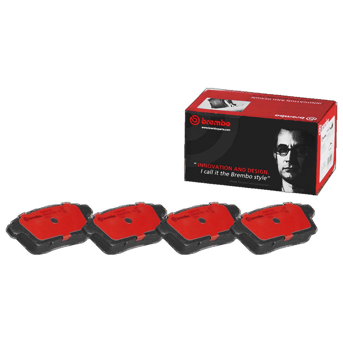 PRIME Ceramic Rear Disc Brake Pad Set - P49041N_02